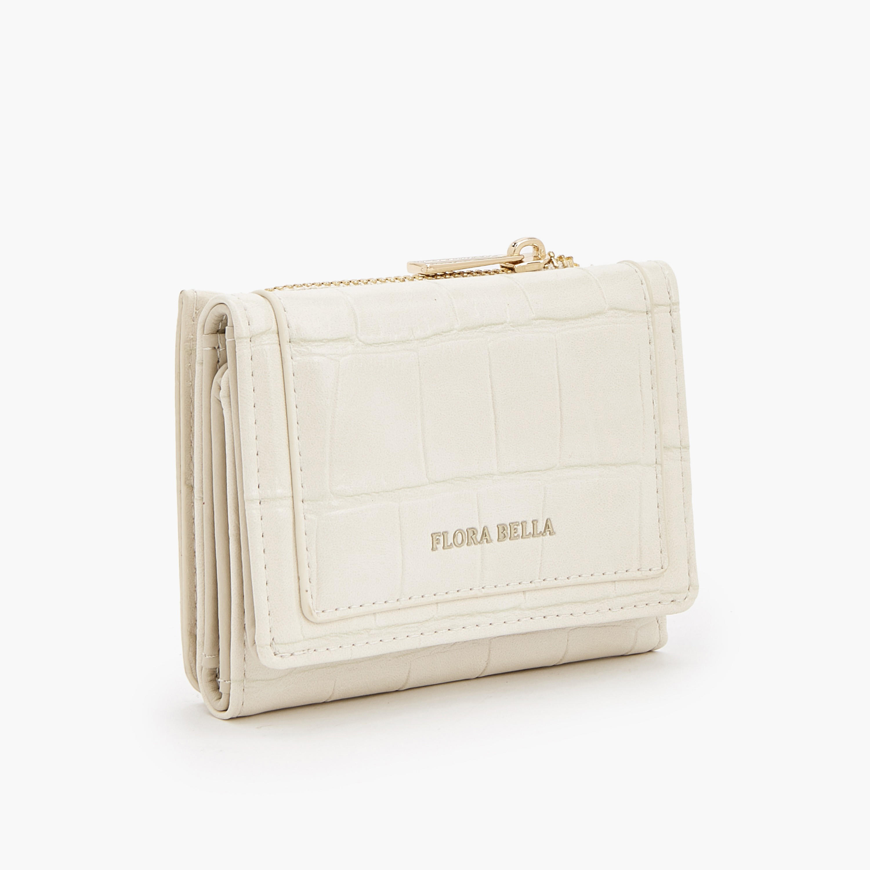 Flora Bella Textured Trifold Wallet with Zip Pocket-women-bagsandwallets-wallets-image-3