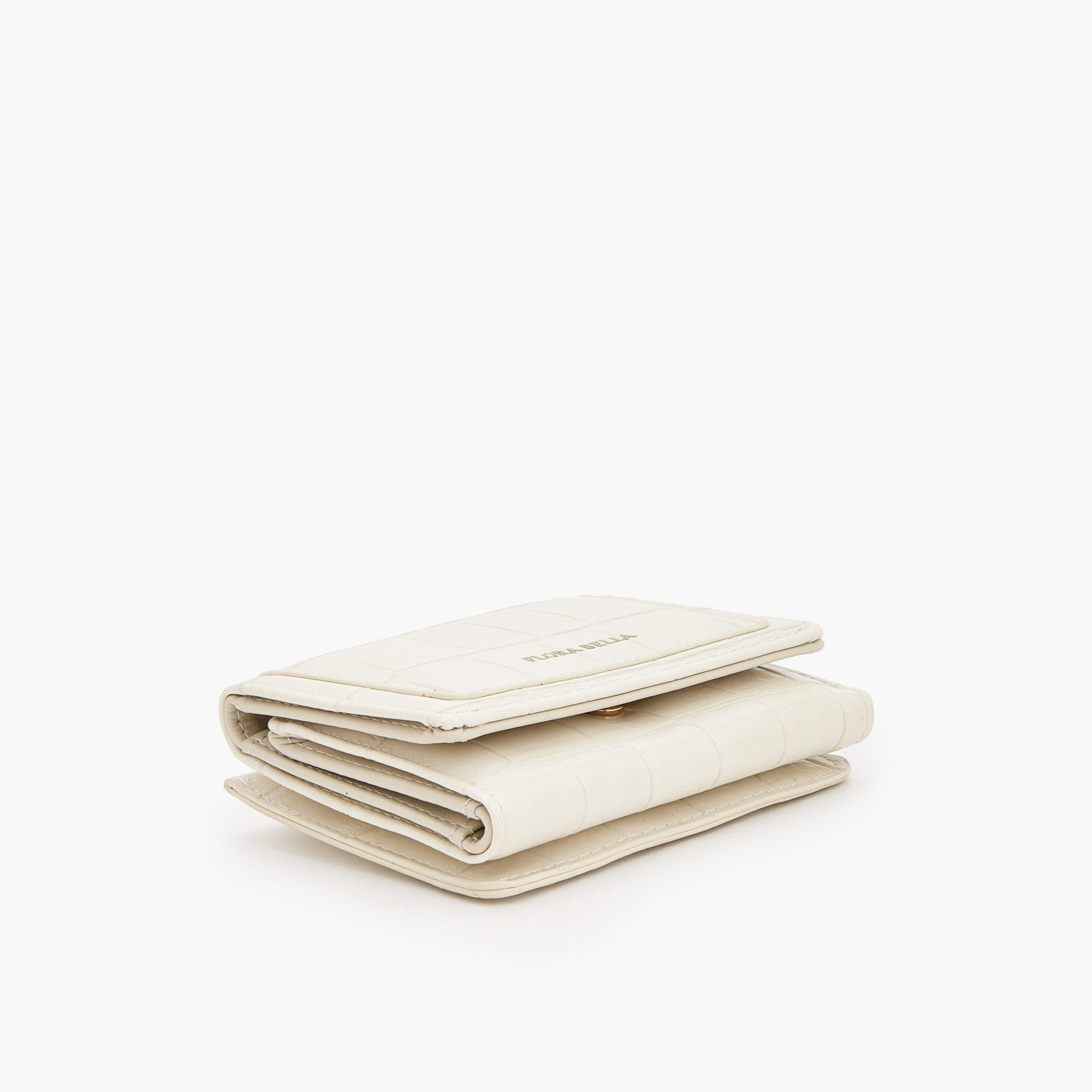 Flora Bella Textured Trifold Wallet with Zip Pocket-women-bagsandwallets-wallets-image-4