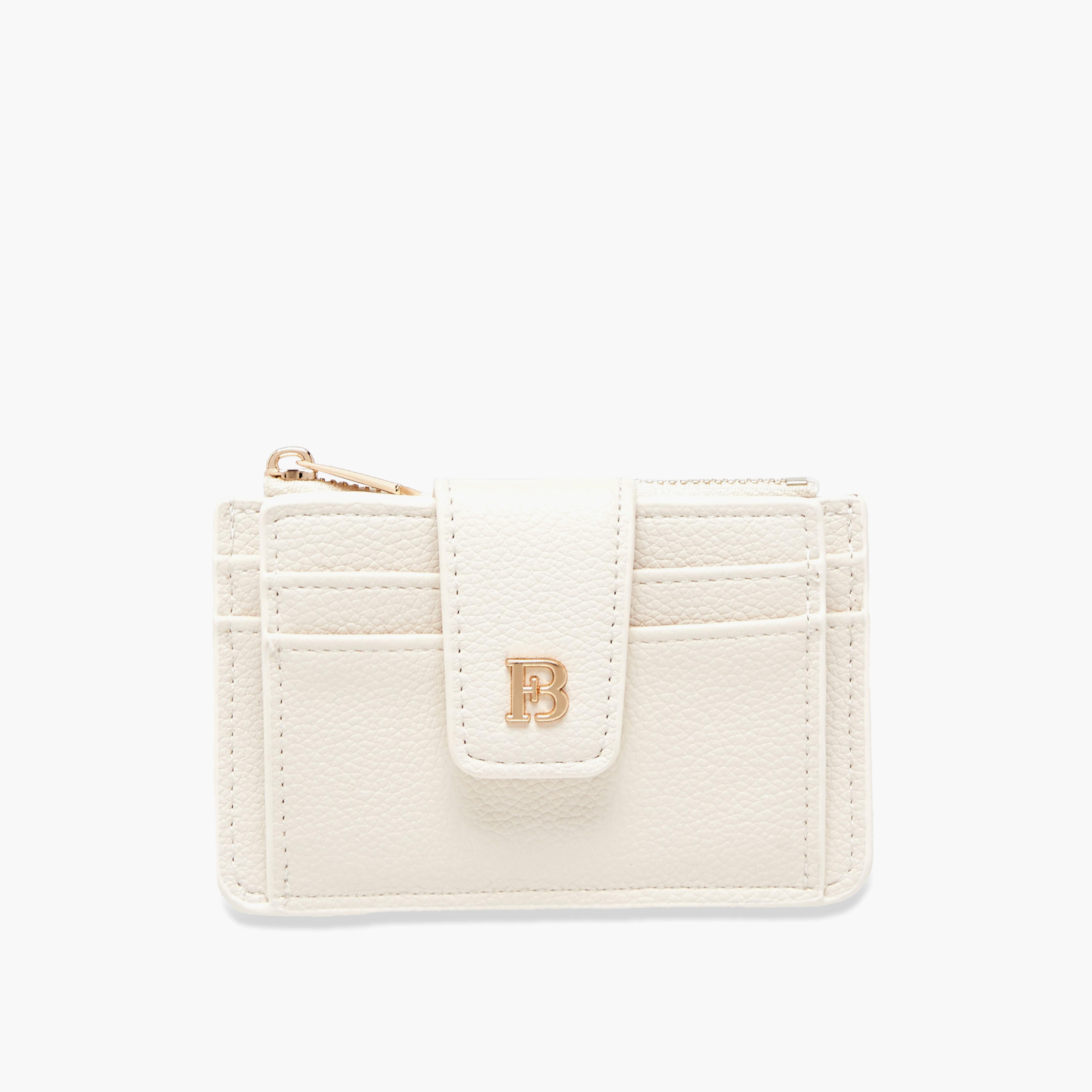 حامل بطاقات بارز الملمس بزر إغلاق من فلورا بيلا-women-bagsandwallets-wallets-image-1