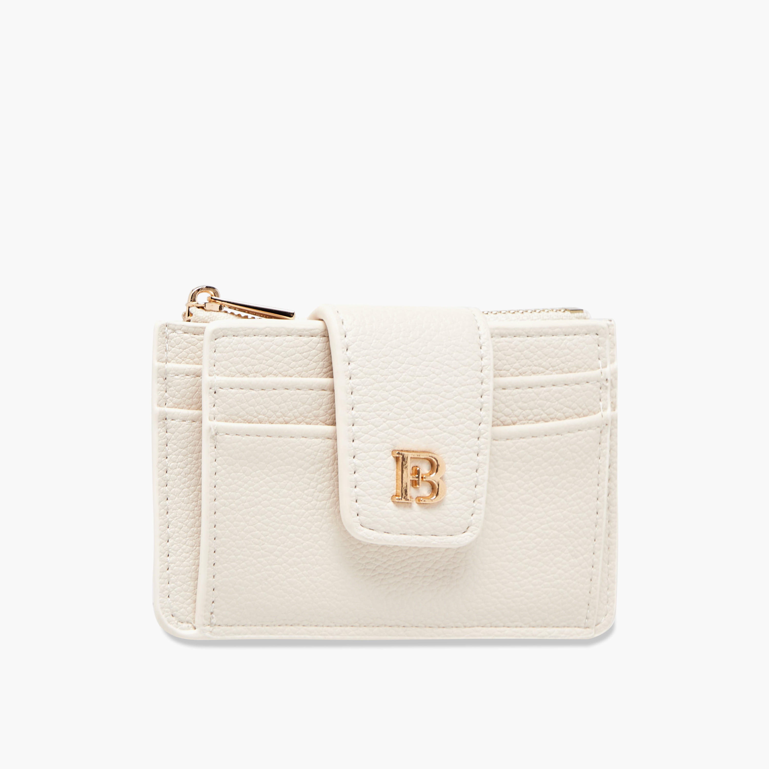 حامل بطاقات بارز الملمس بزر إغلاق من فلورا بيلا-women-bagsandwallets-wallets-image-3