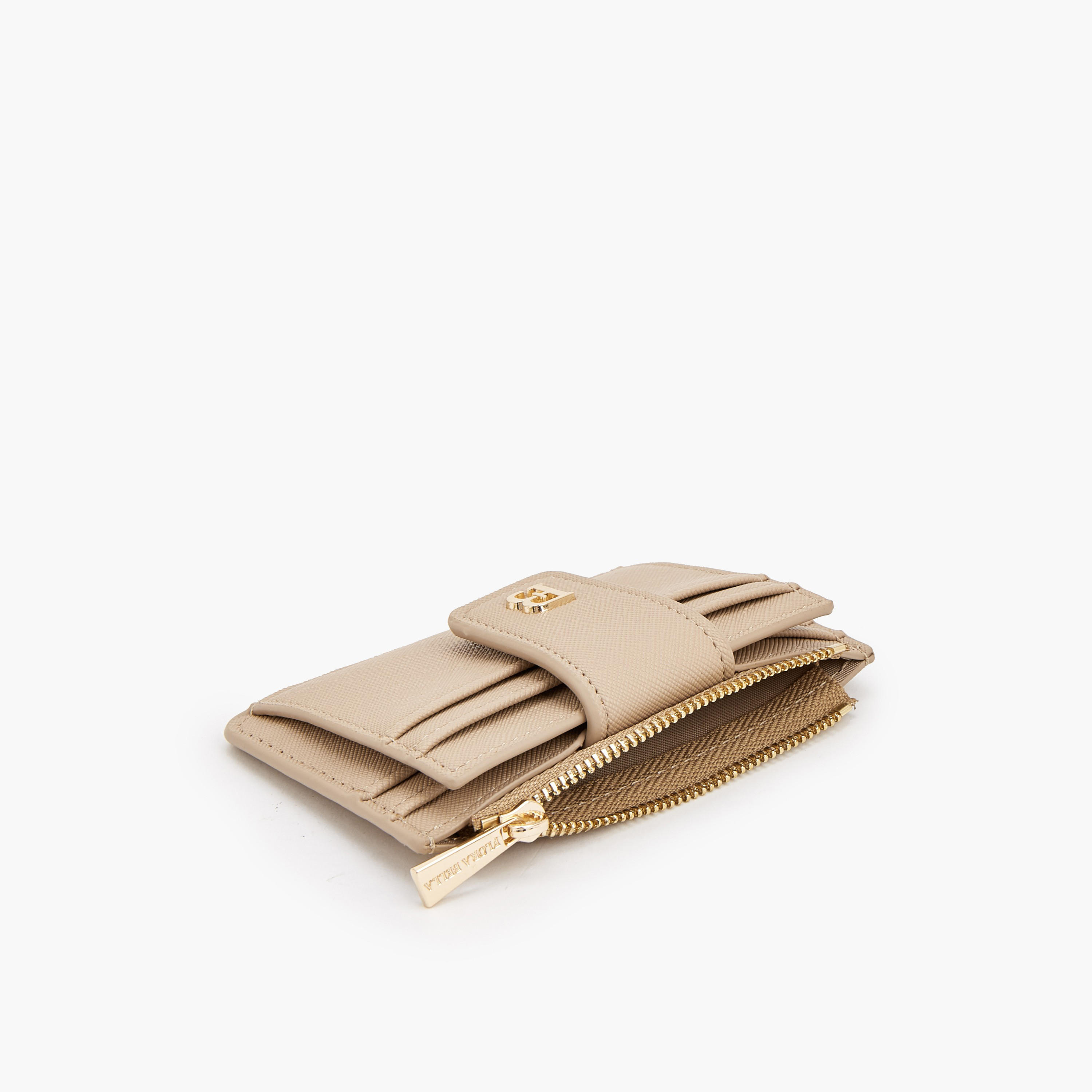 Flora Bella Solid Card Holder with Zip Pocket-women-bagsandwallets-wallets-image-6