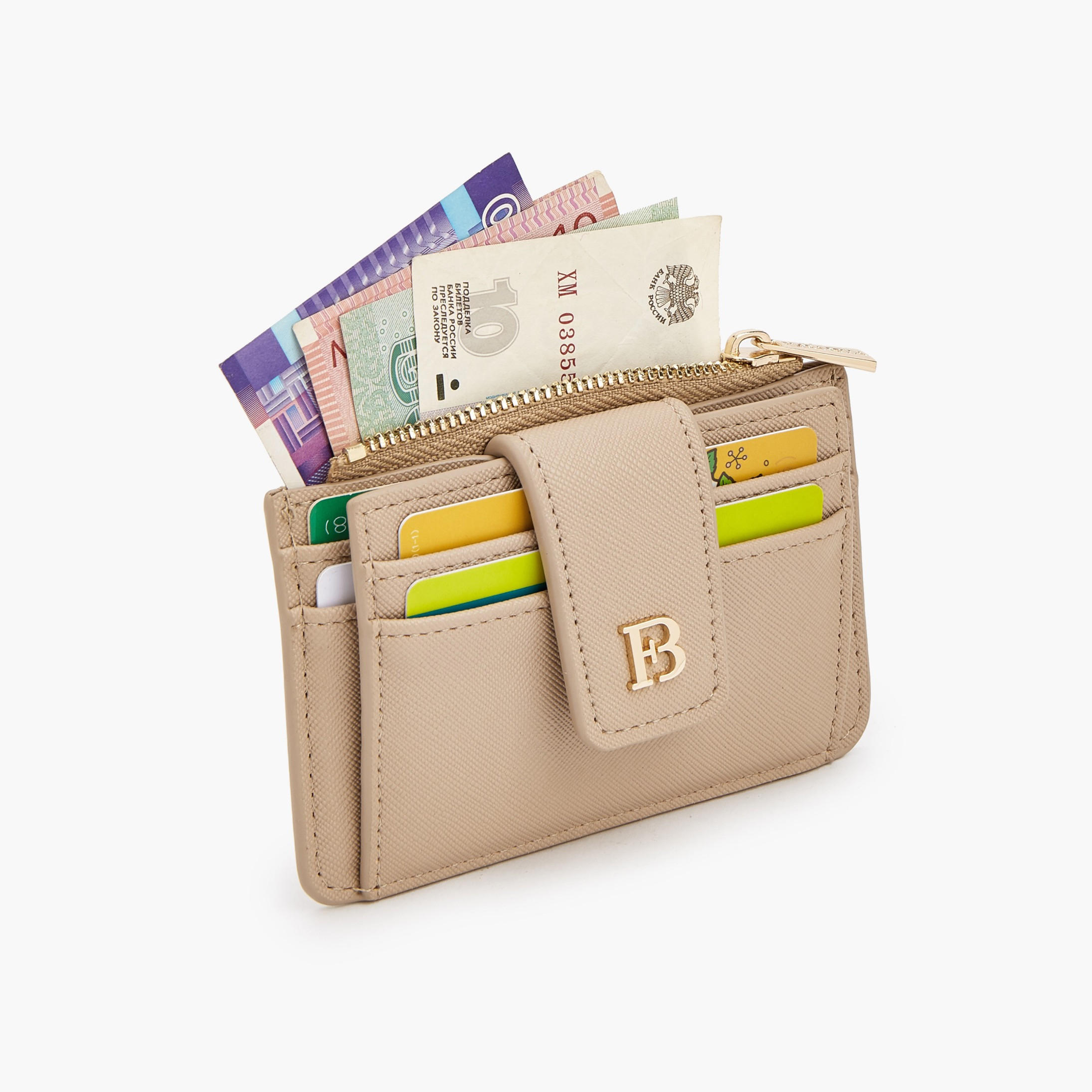 Flora Bella Solid Card Holder with Zip Pocket-women-bagsandwallets-wallets-image-7