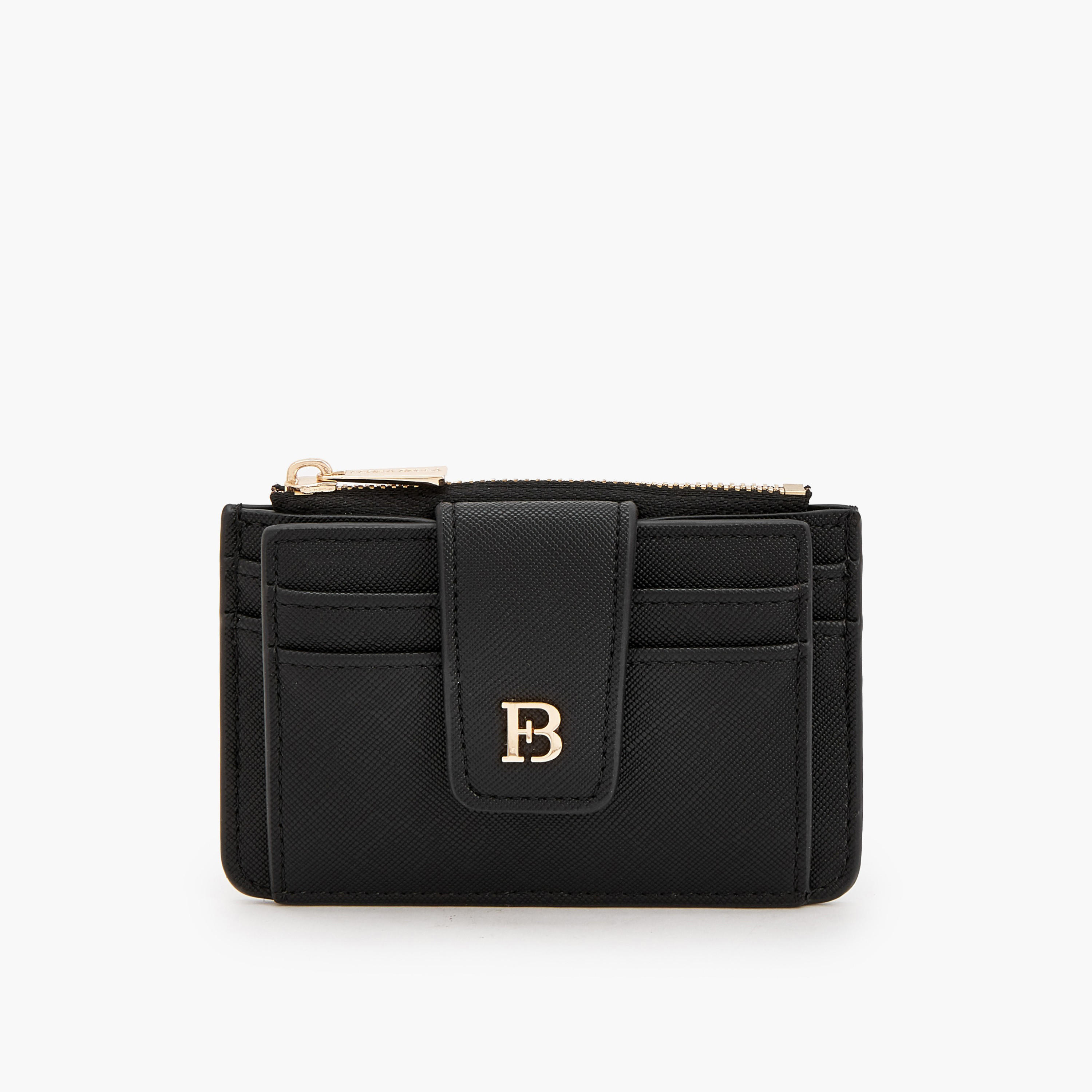 Flora Bella Solid Card Holder with Zip Pocket-women-bagsandwallets-wallets-image-1