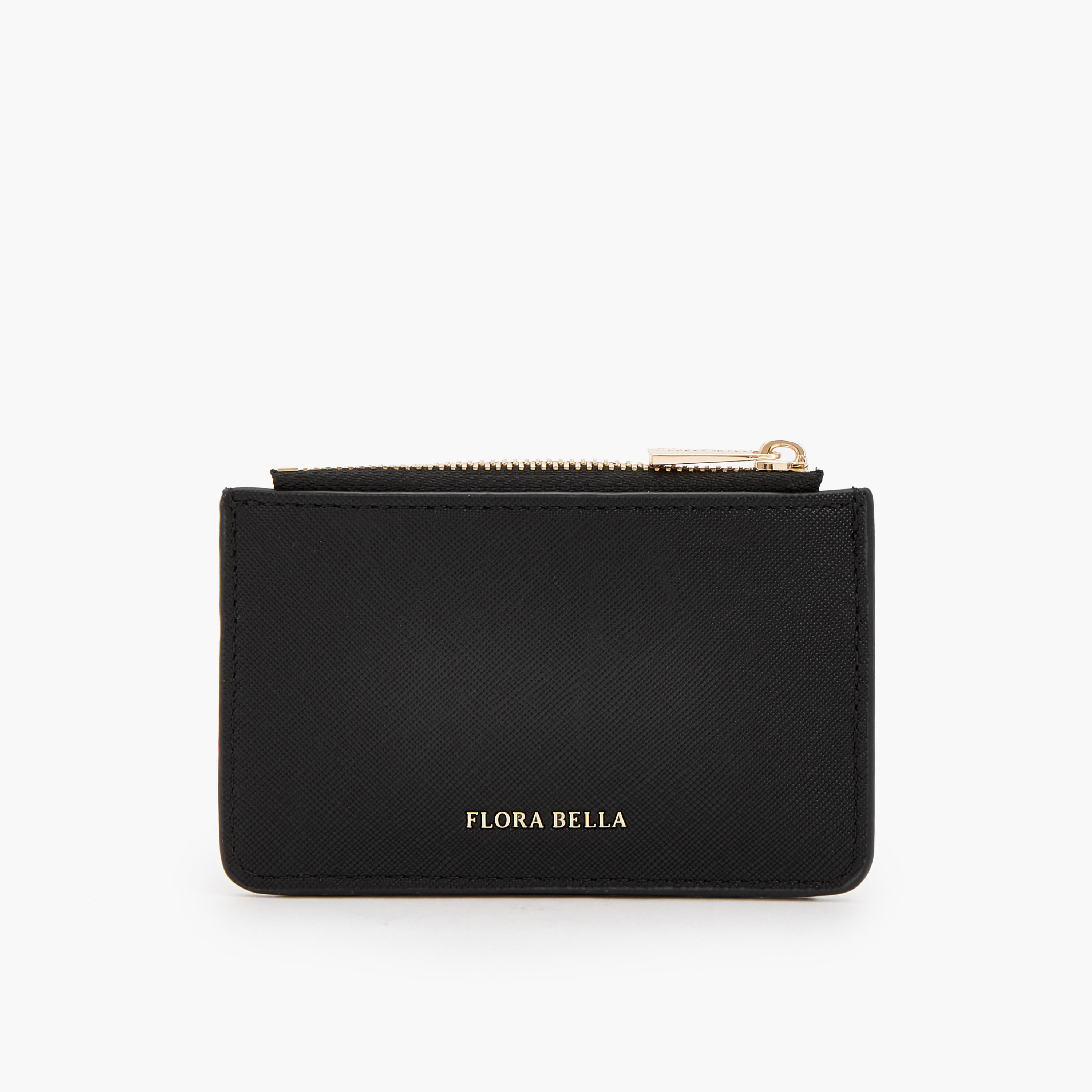 Flora Bella Solid Card Holder with Zip Pocket-women-bagsandwallets-wallets-image-2