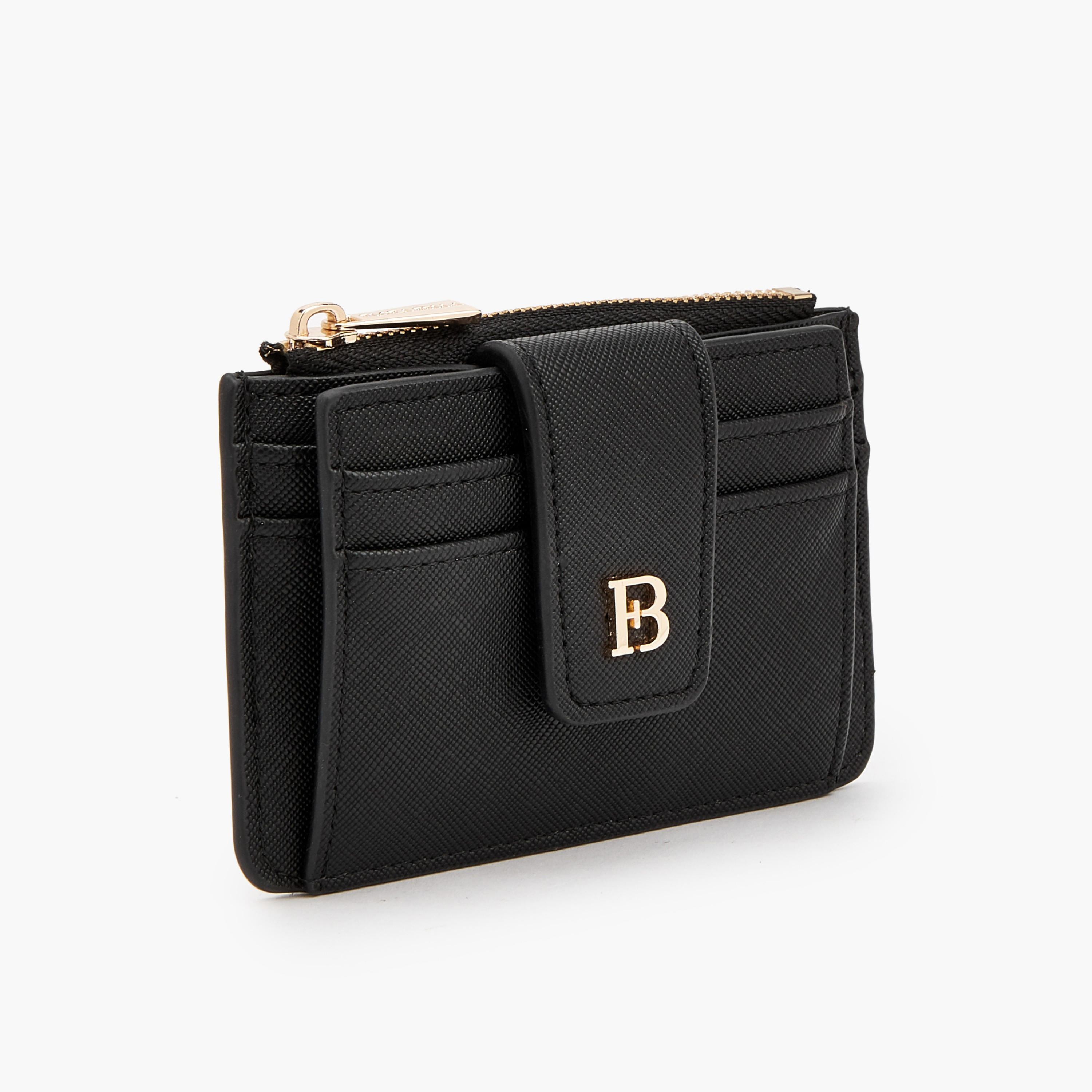 Flora Bella Solid Card Holder with Zip Pocket-women-bagsandwallets-wallets-image-3
