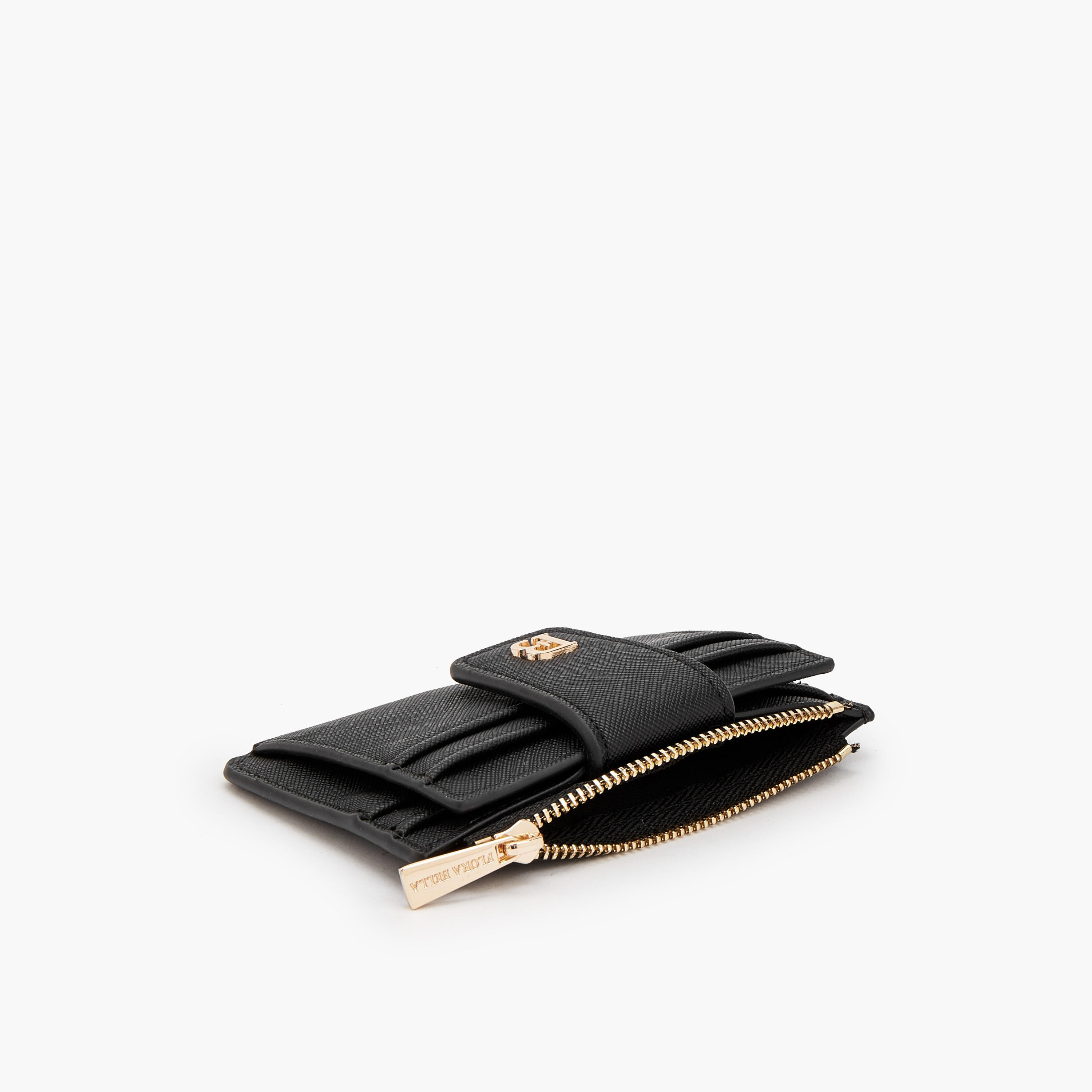 Flora Bella Solid Card Holder with Zip Pocket-women-bagsandwallets-wallets-image-6