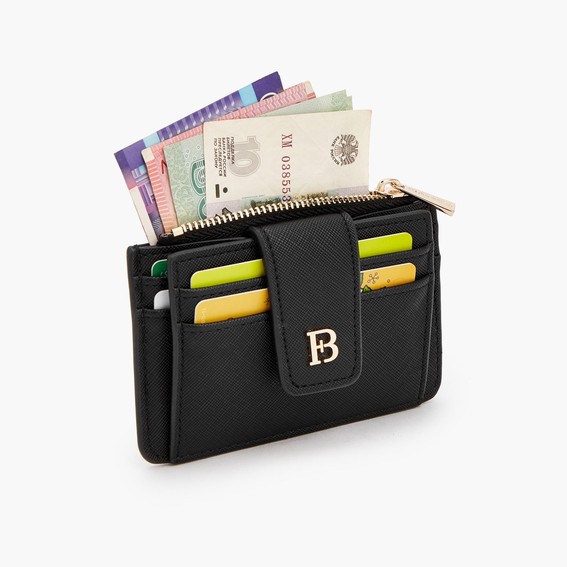 Flora Bella Solid Card Holder with Zip Pocket-women-bagsandwallets-wallets-image-7