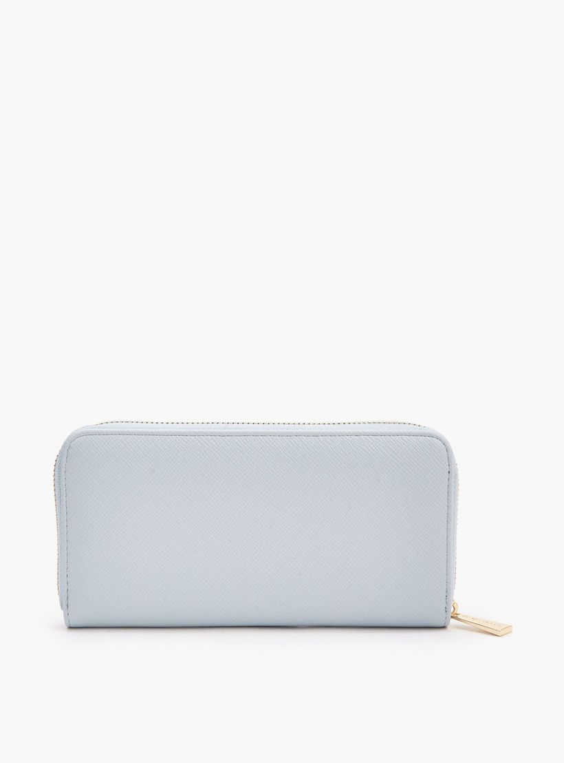 Flora Bella Logo Textured Zip Around Wallet-women-bagsandwallets-wallets-image-7