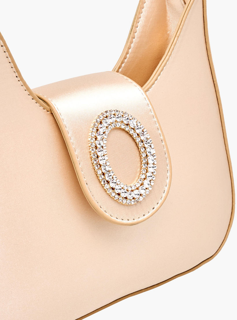 Flora Bella Textured Shoulder Bag with Embellished Button Closure-women-bagsandwallets-handbags-image-6