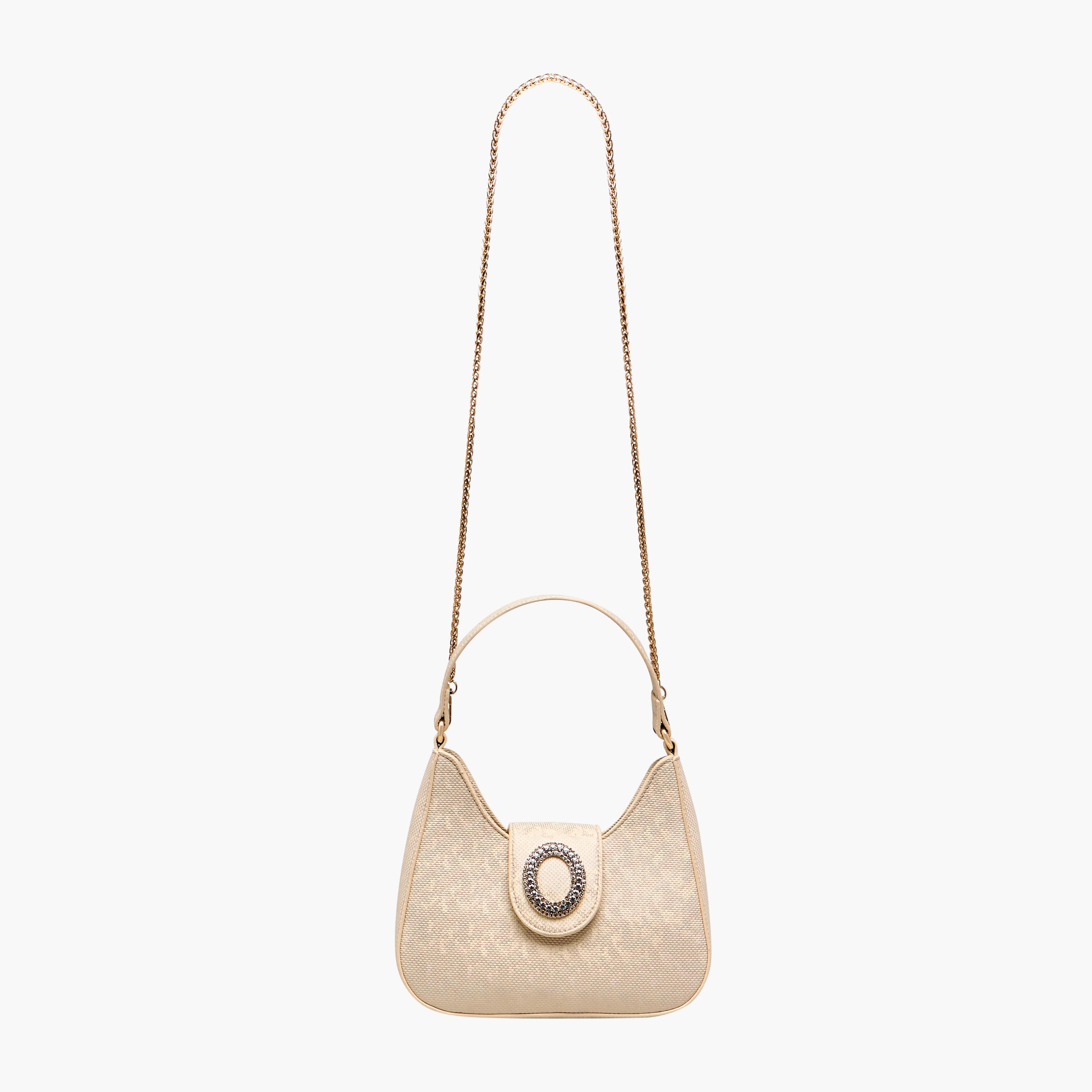 شنطة كتف بارزة الملمس بزر إغلاق مزين من فلورا بيلا-women-bagsandwallets-handbags-image-4