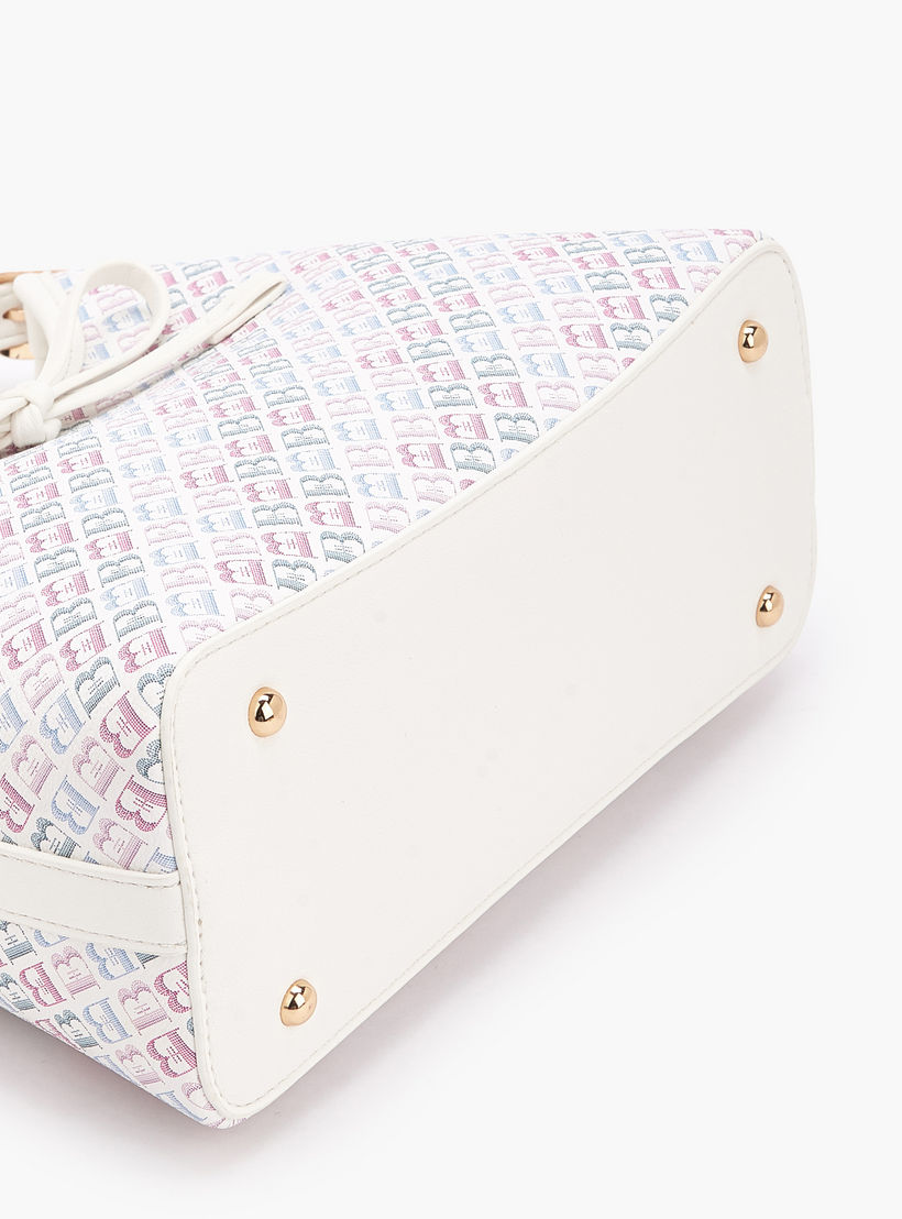 Flora Bella Monogram Print Shoulder Bag with Adjustable Strap-women-bagsandwallets-handbags-image-7