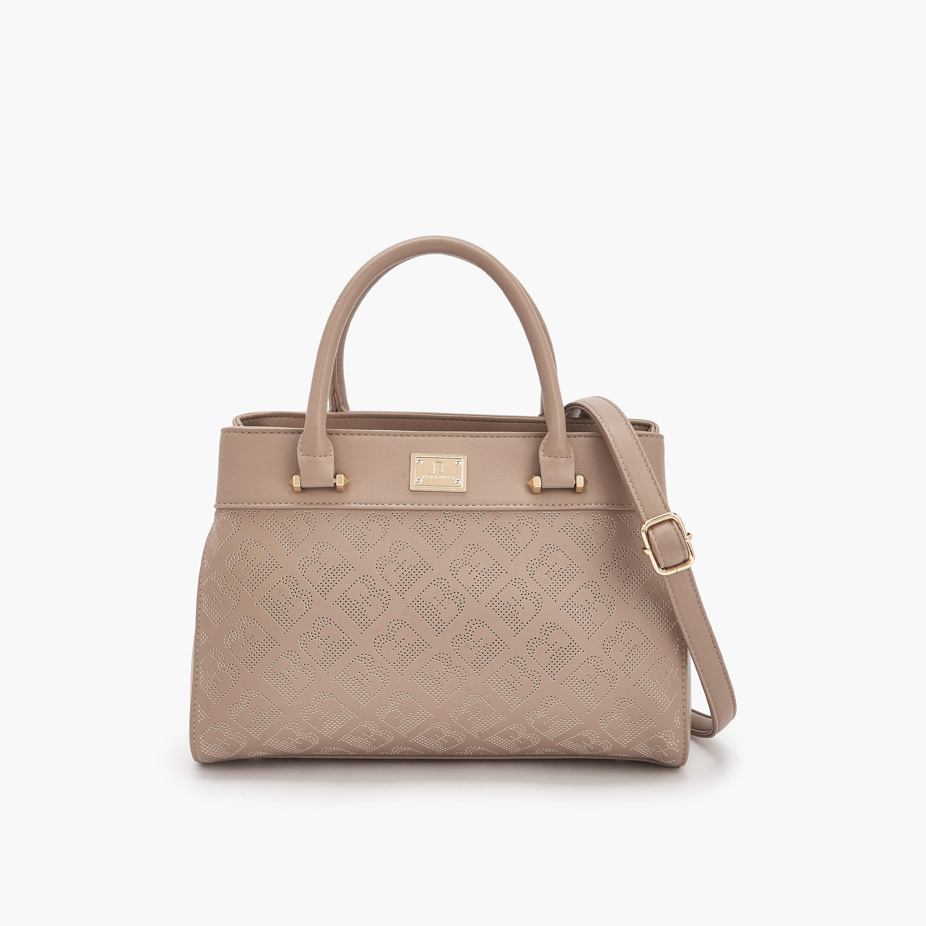 شنطة توتي مفرّغة بالليزر مع حزام قابل للفصل من فلورا بيلا-women-bagsandwallets-handbags-image-1