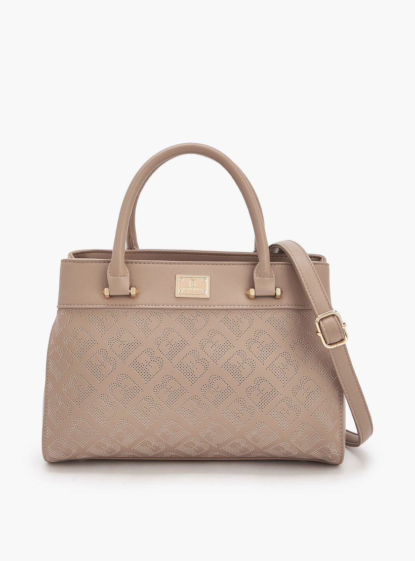 شنطة توتي مفرّغة بالليزر مع حزام قابل للفصل من فلورا بيلا-women-bagsandwallets-handbags-image-1