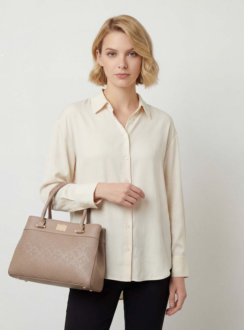 شنطة توتي مفرّغة بالليزر مع حزام قابل للفصل من فلورا بيلا-women-bagsandwallets-handbags-image-2