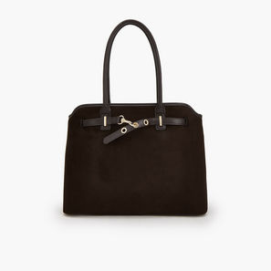 Flora Bella by Shoexpress Solid Tote Bag with Zip Closure-women-image-1