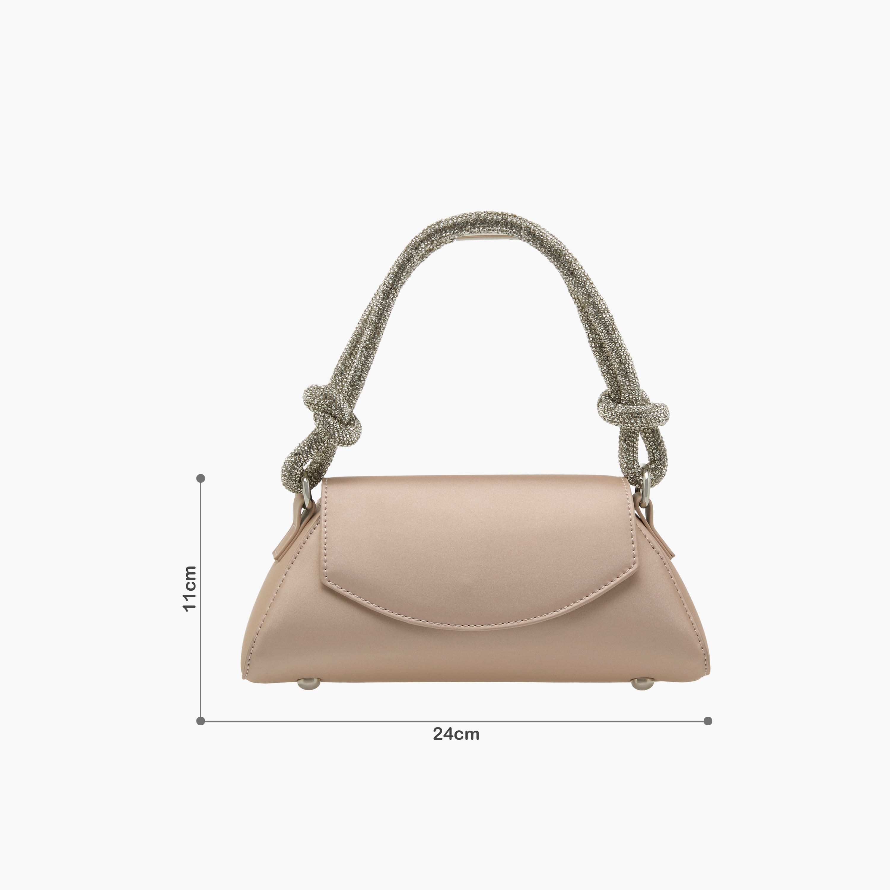 شنطة كتف سادة بطية إغلاق من فلورا بيلا-women-bagsandwallets-handbags-image-2