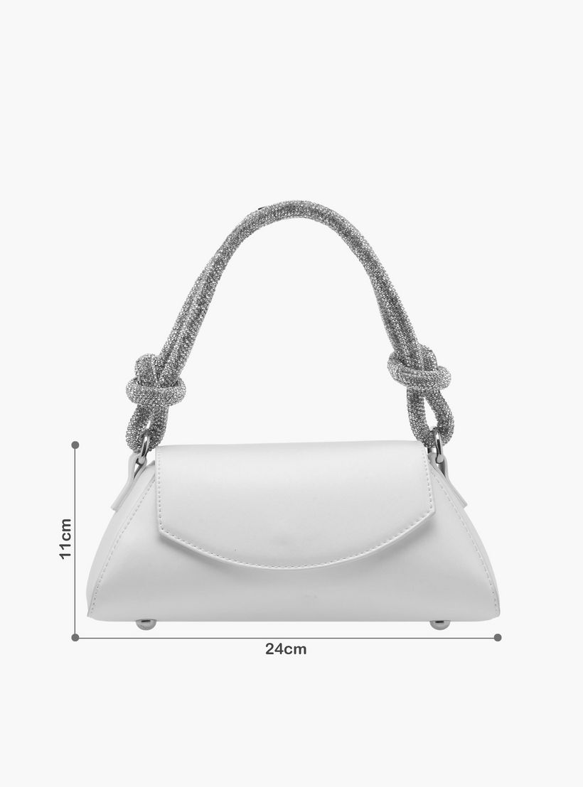 شنطة كتف سادة بطية إغلاق من فلورا بيلا-women-bagsandwallets-handbags-image-2
