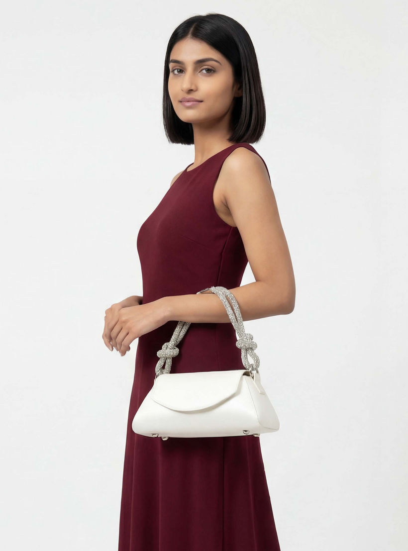 شنطة كتف سادة بطية إغلاق من فلورا بيلا-women-bagsandwallets-handbags-image-3