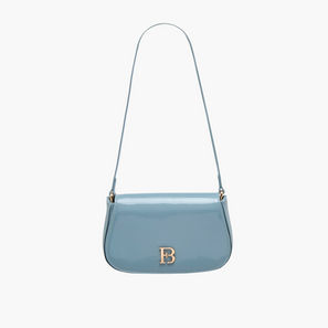 شنطة كتف بطبعات شعار ميتالك وسحاب إغلاق من فلورا بيلا-women-bagsandwallets-handbags-image-1