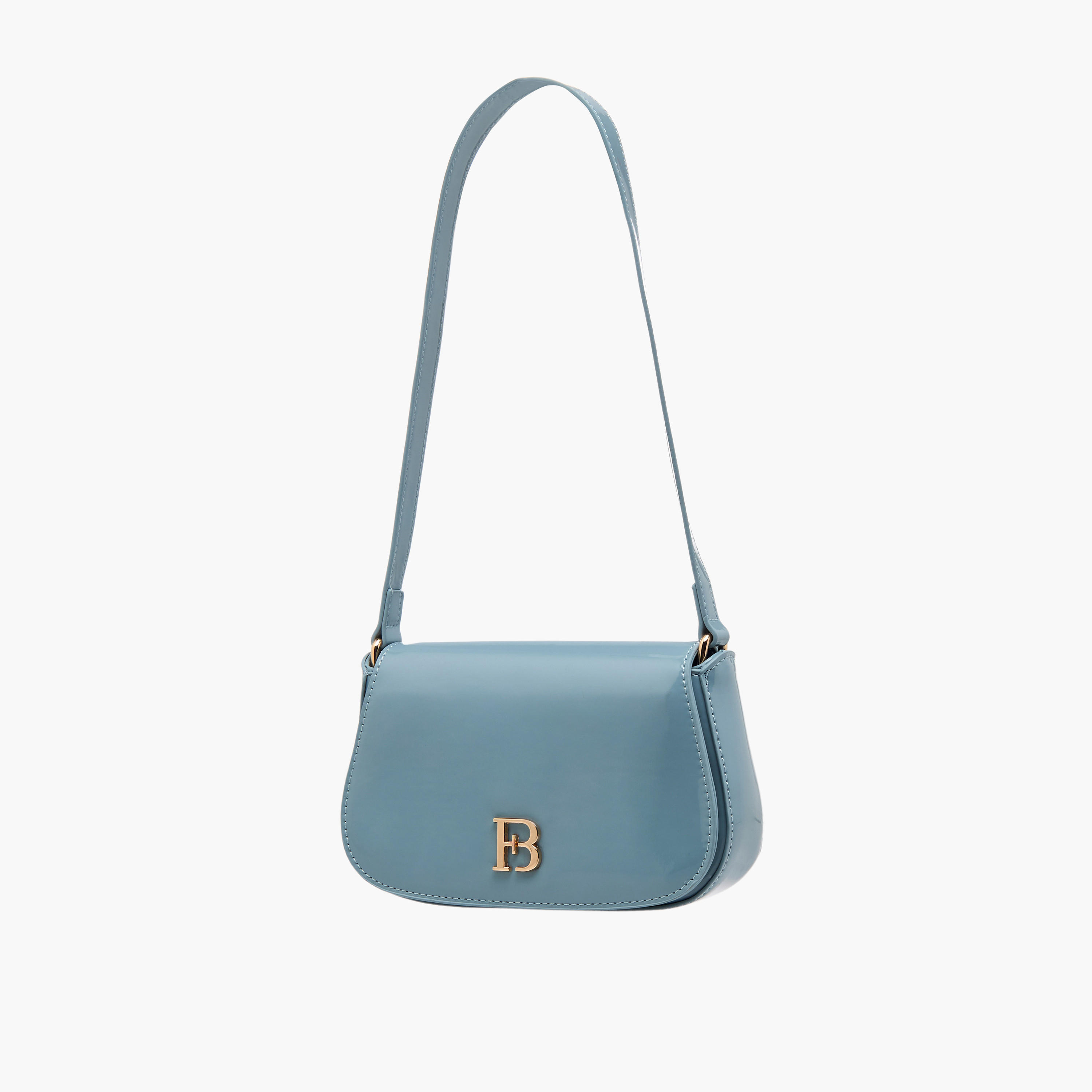 شنطة كتف بطبعات شعار ميتالك وسحاب إغلاق من فلورا بيلا-women-bagsandwallets-handbags-image-2