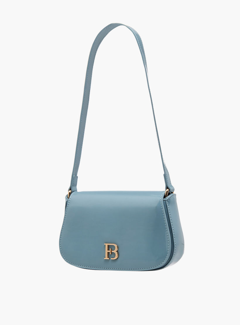 شنطة كتف بطبعات شعار ميتالك وسحاب إغلاق من فلورا بيلا-women-bagsandwallets-handbags-image-2