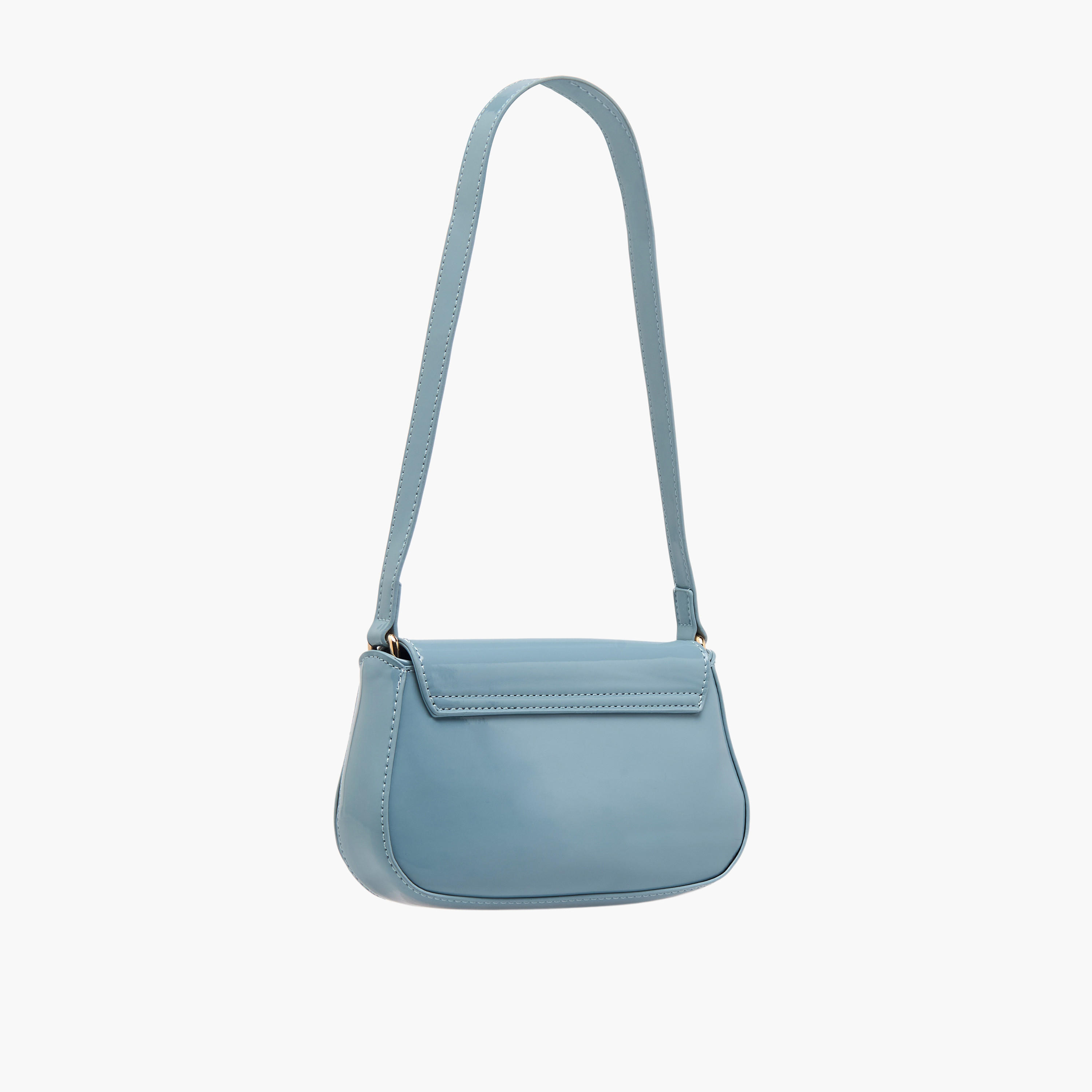شنطة كتف بطبعات شعار ميتالك وسحاب إغلاق من فلورا بيلا-women-bagsandwallets-handbags-image-3