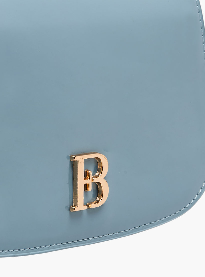شنطة كتف بطبعات شعار ميتالك وسحاب إغلاق من فلورا بيلا-women-bagsandwallets-handbags-image-4