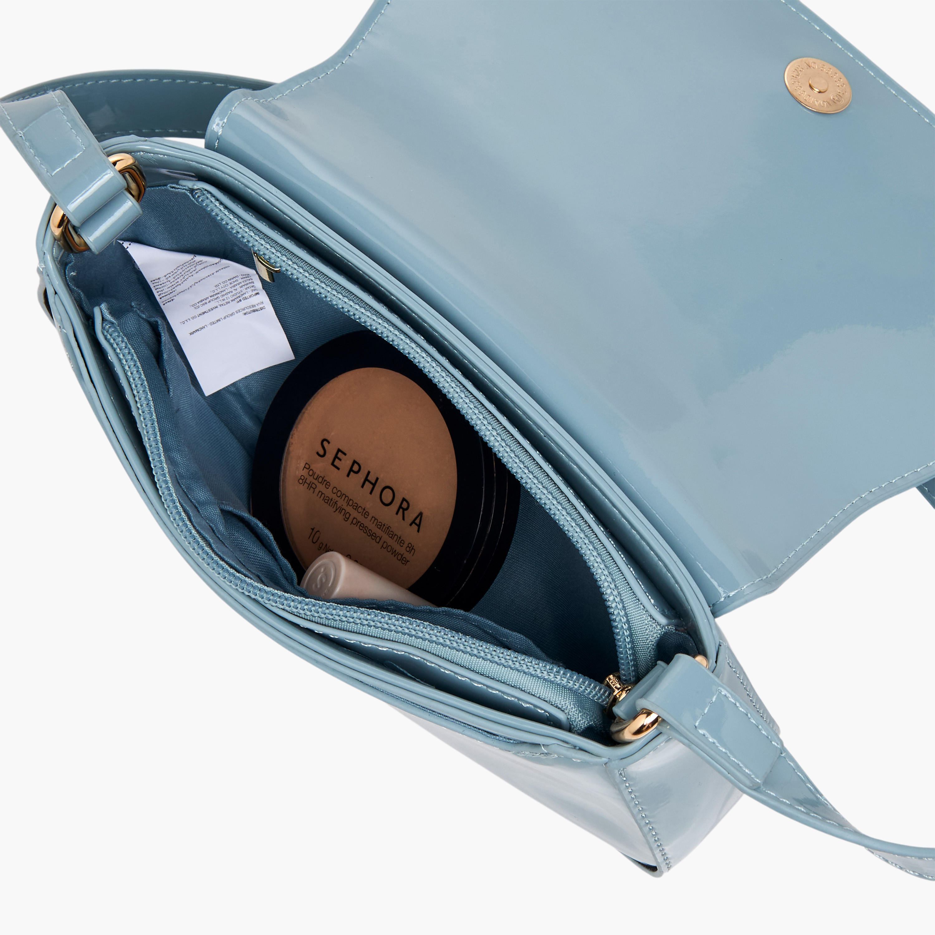 شنطة كتف بطبعات شعار ميتالك وسحاب إغلاق من فلورا بيلا-women-bagsandwallets-handbags-image-7
