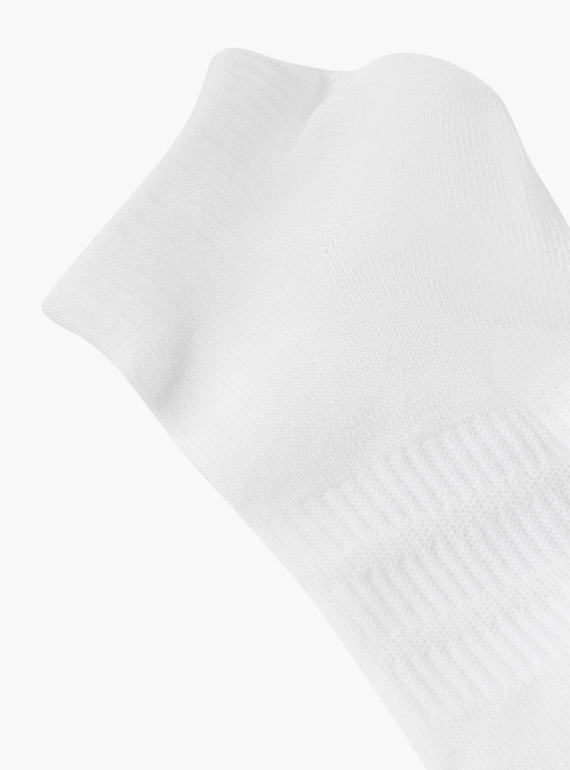 Adidas Men Logo Print Ankle Length Socks - Set of 3-men-socks-image-5