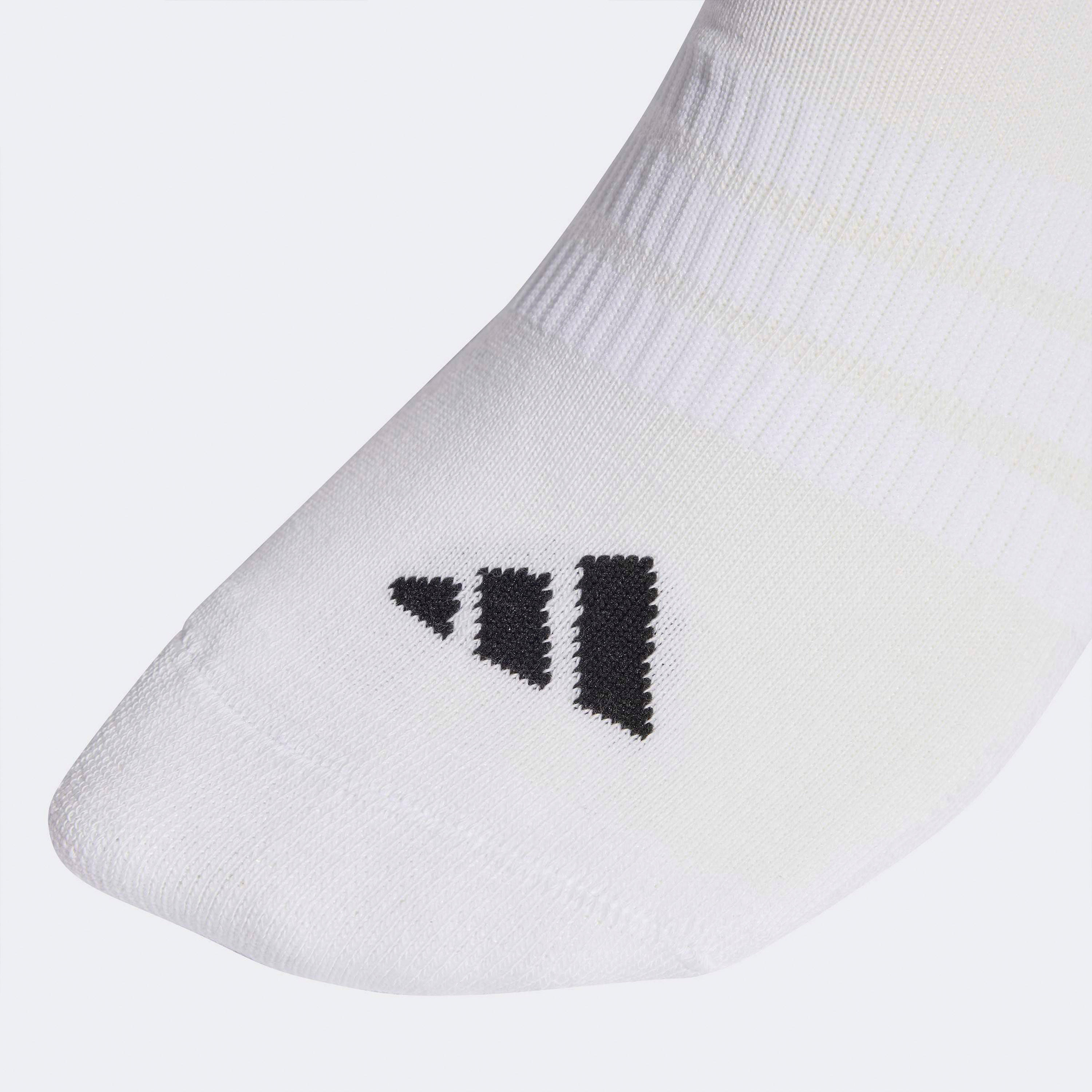 جوارب رياضية مبطنة للرجال 3 أزواج بطبعات شعار من أديداس-men-socks-image-3
