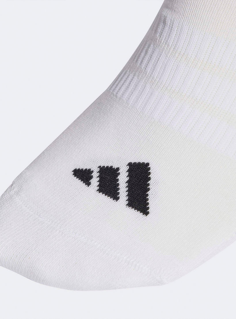 جوارب رياضية مبطنة للرجال 3 أزواج بطبعات شعار من أديداس-men-socks-image-3