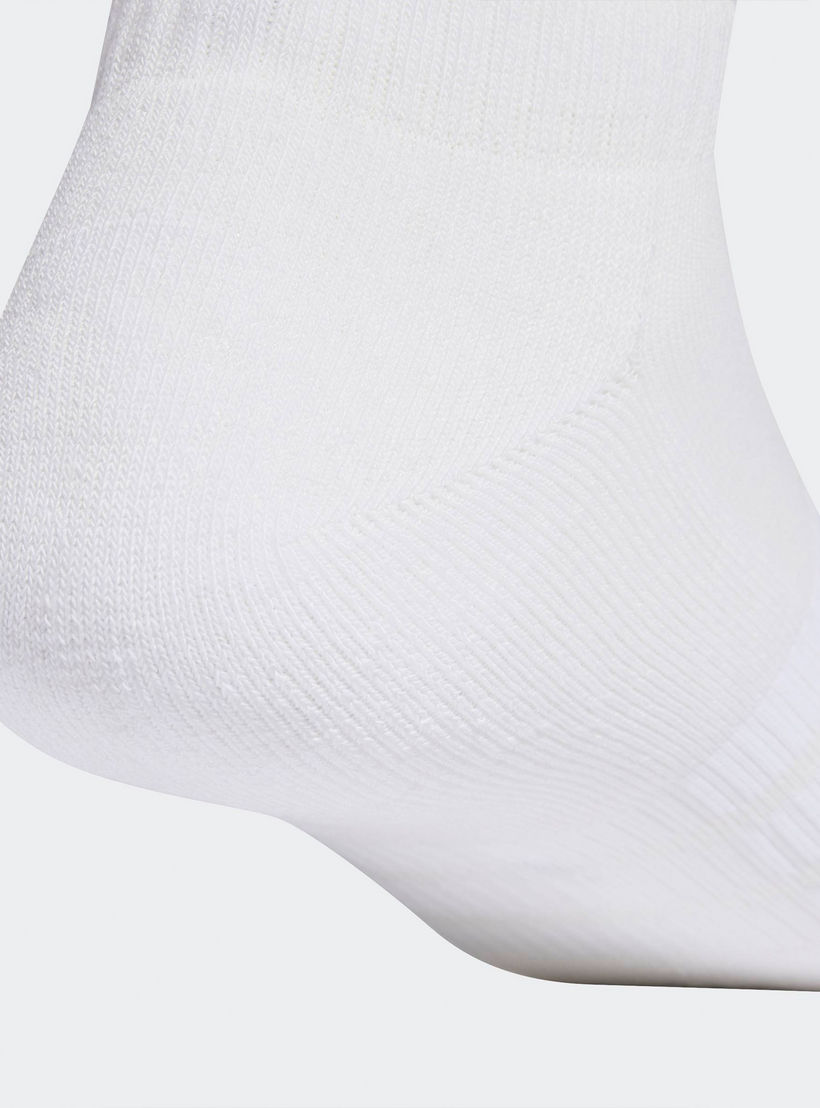 جوارب رياضية مبطنة للرجال 3 أزواج بطبعات شعار من أديداس-men-socks-image-4