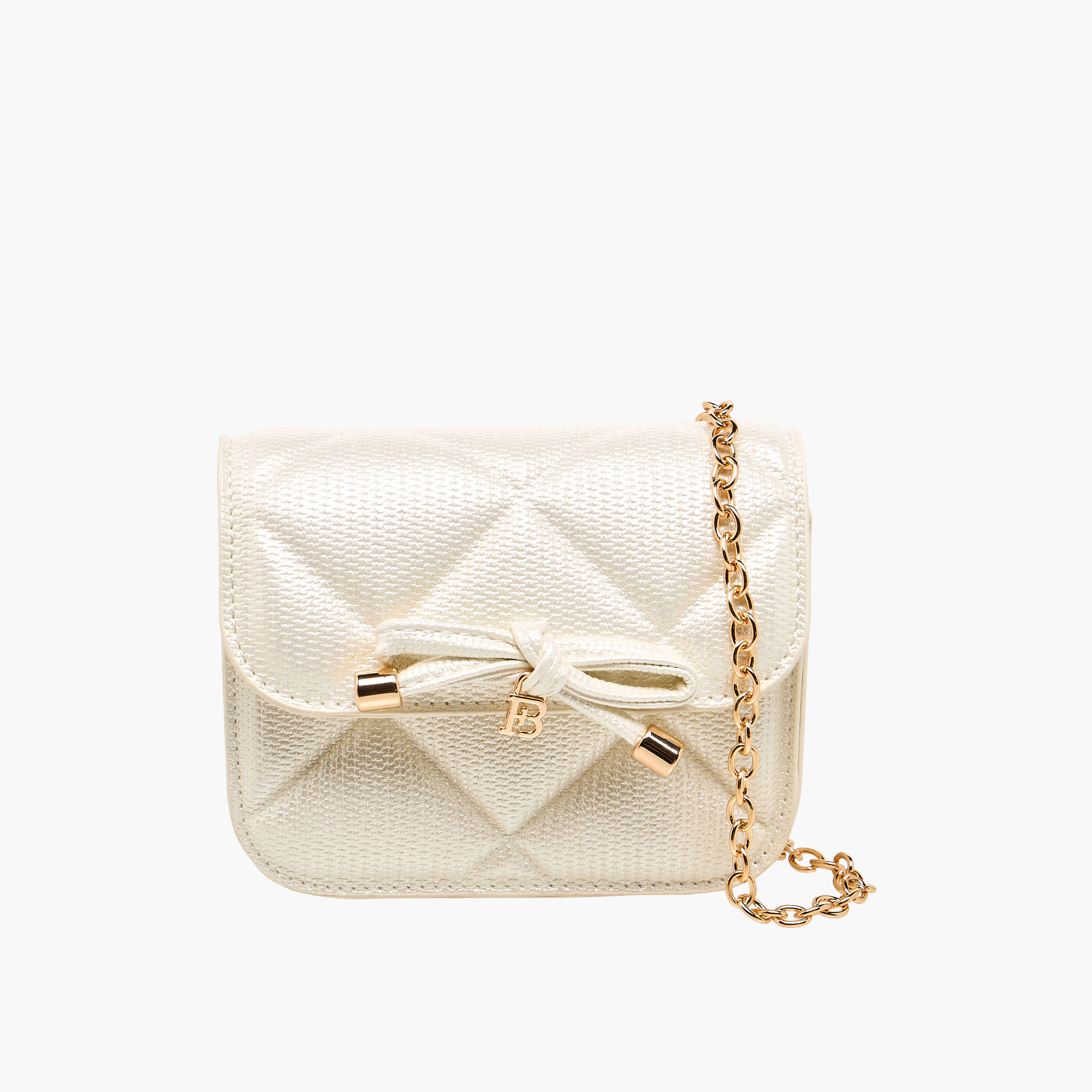 شنطة كروس بودي مبطنة بحزام سلسلة من فلورا بيلا-girls-accessories-bags-image-1