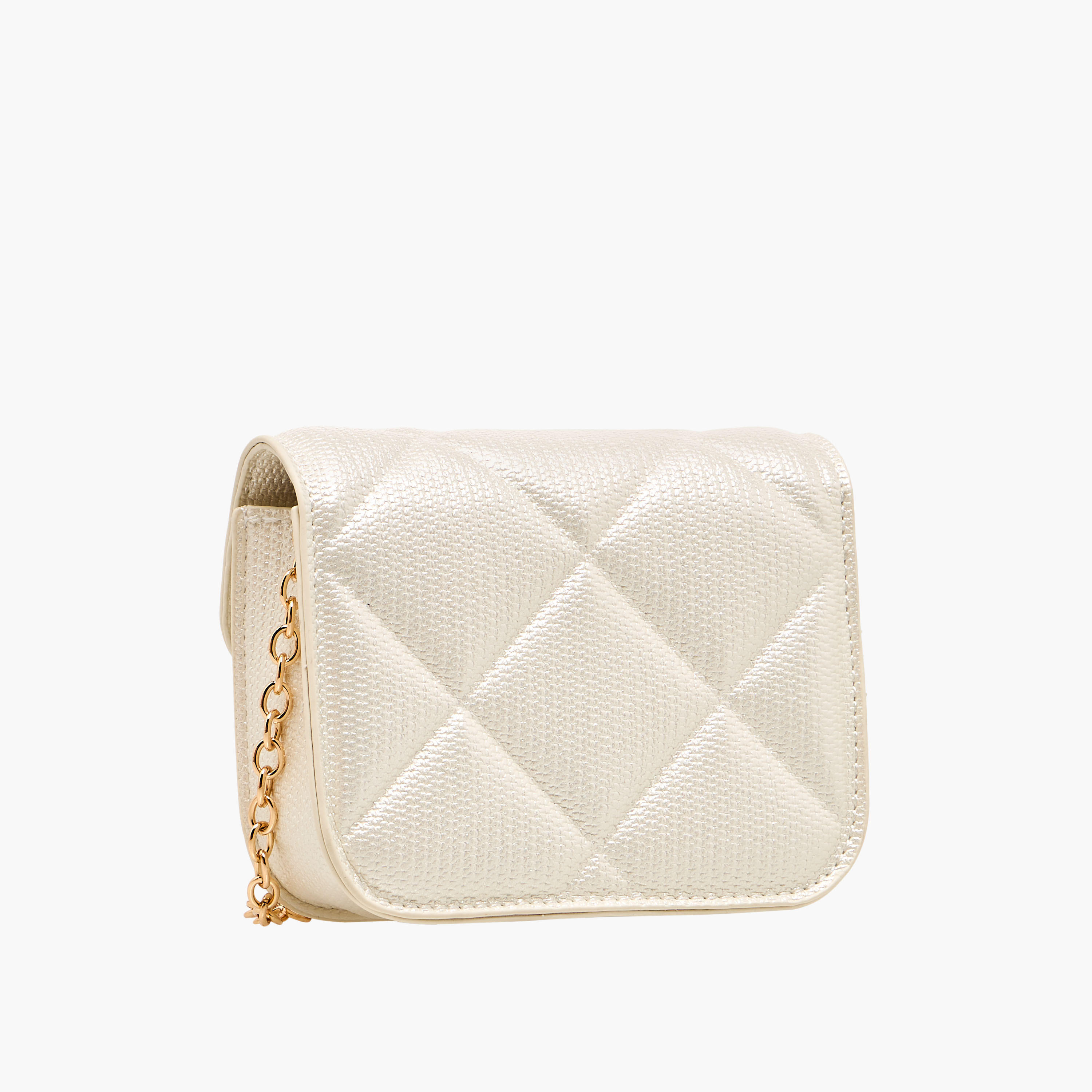 شنطة كروس بودي مبطنة بحزام سلسلة من فلورا بيلا-girls-accessories-bags-image-4