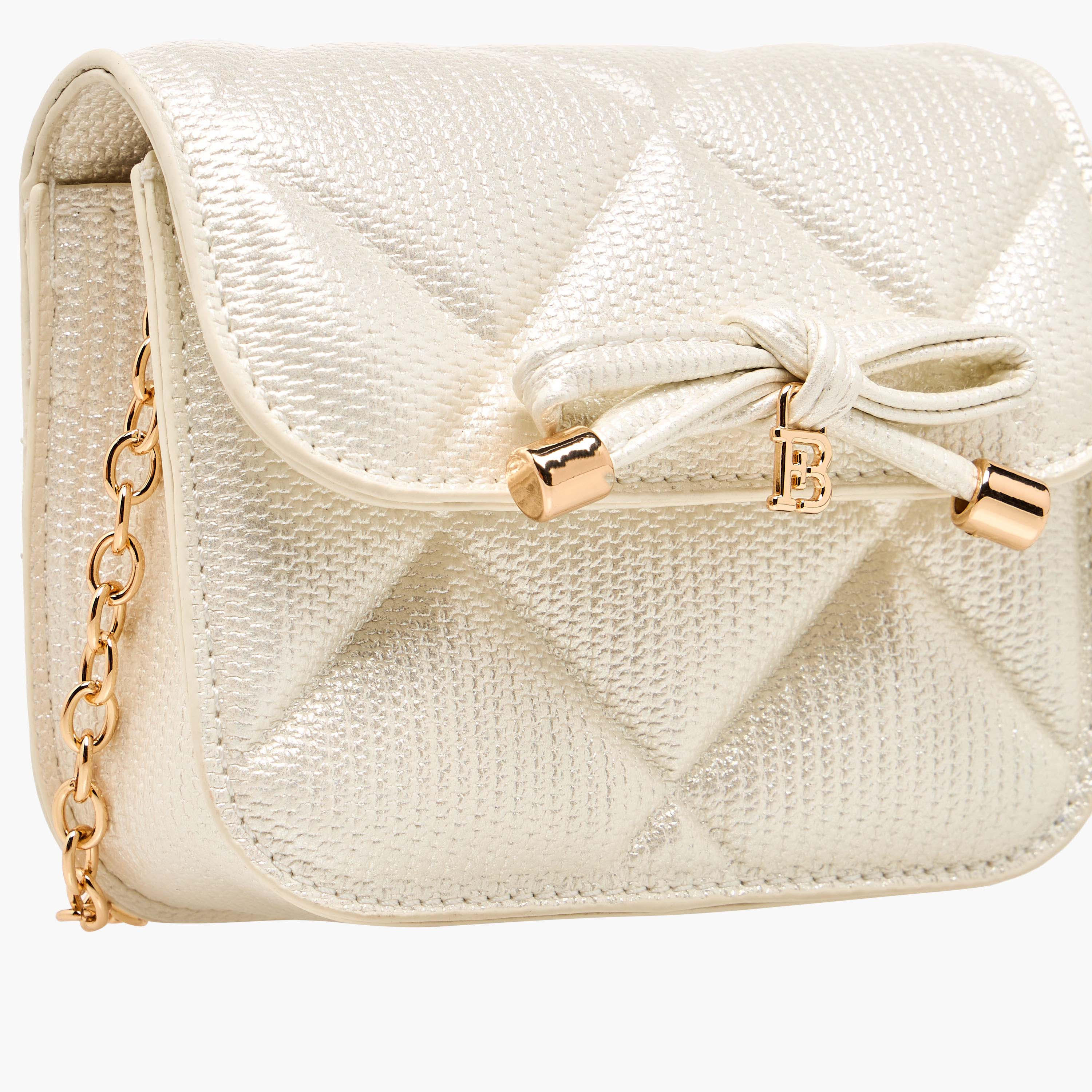شنطة كروس بودي مبطنة بحزام سلسلة من فلورا بيلا-girls-accessories-bags-image-5