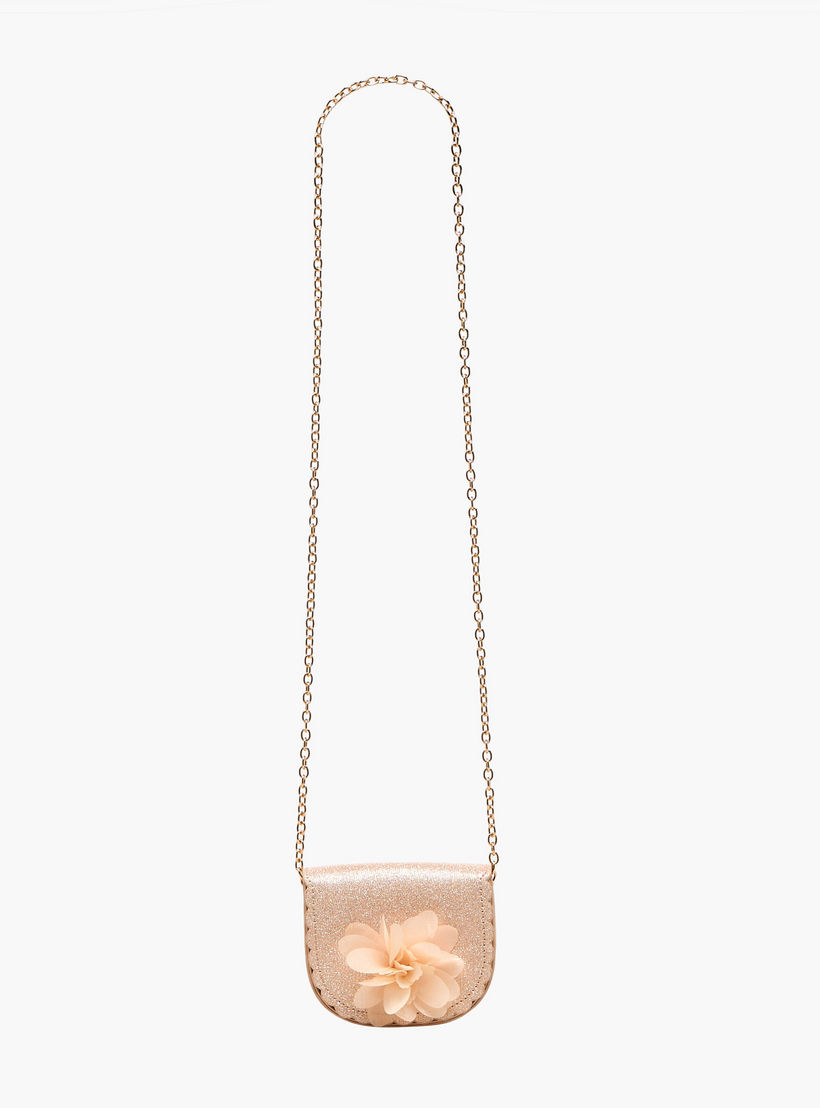 Flora Bella Floral Applique Crossbody Bag with Chain Strap-girls-accessories-bags-image-3