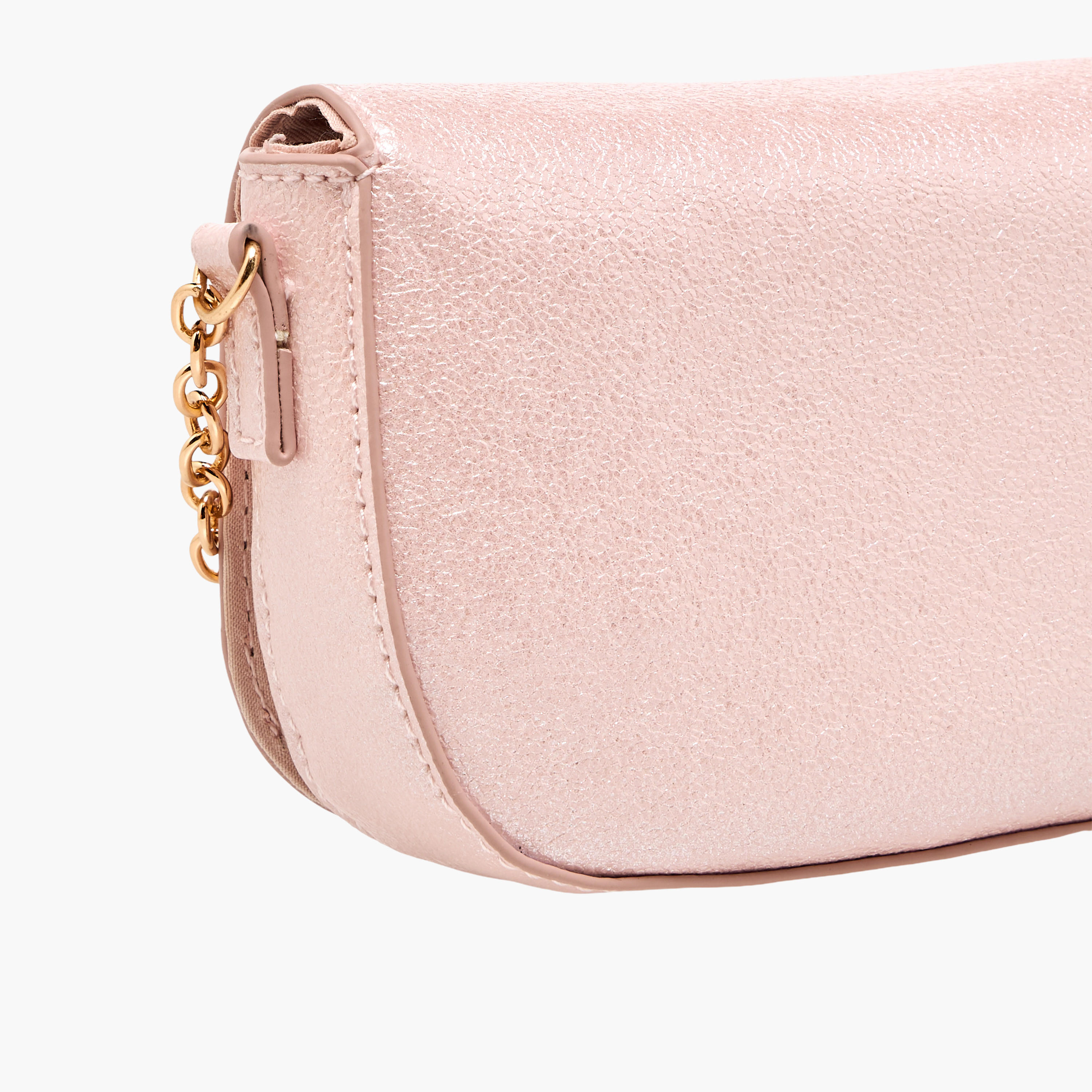 شنطة كروس بودي بحزام سلسلة وزينة فيونكة من فلورا بيلا-girls-accessories-bags-image-6