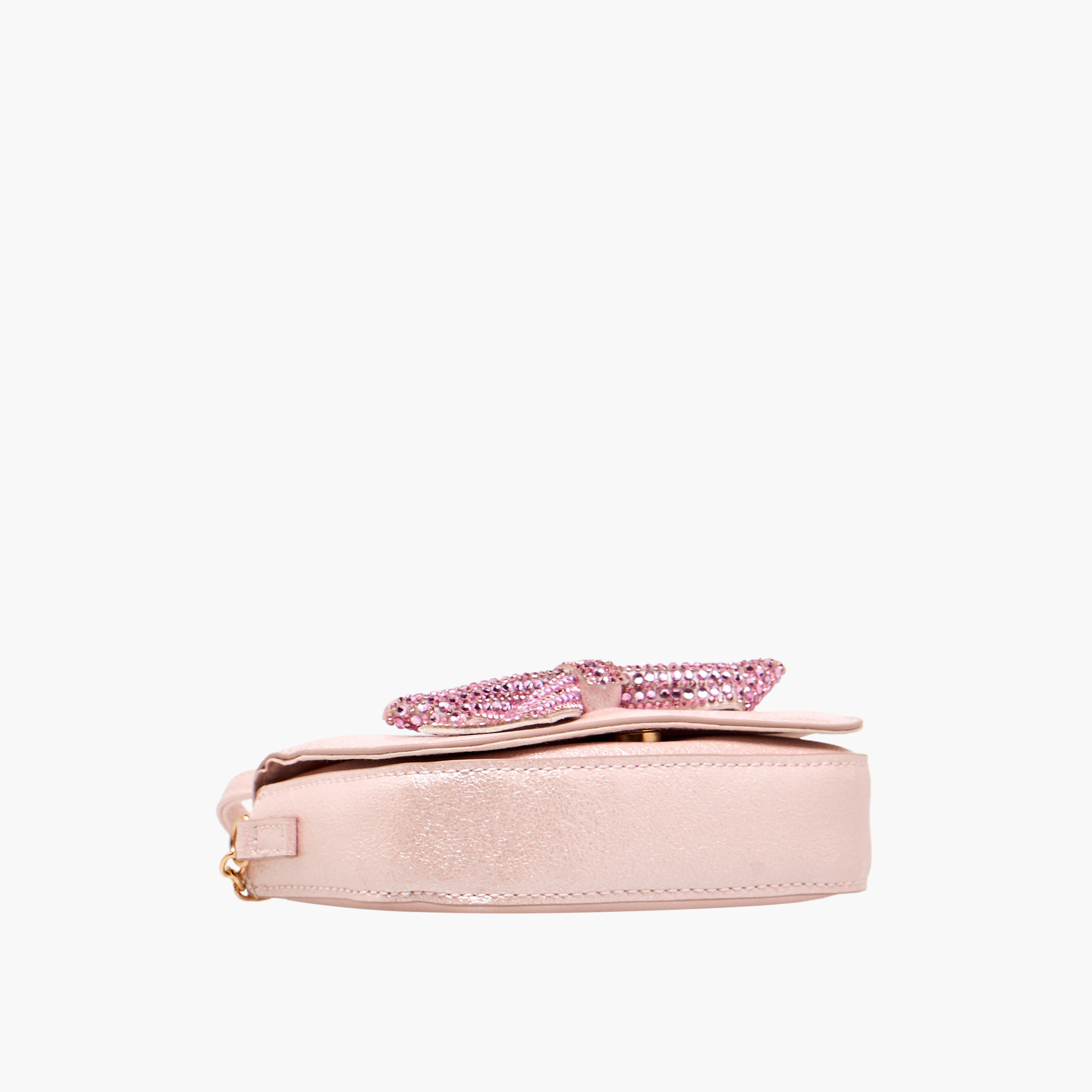 شنطة كروس بودي بحزام سلسلة وزينة فيونكة من فلورا بيلا-girls-accessories-bags-image-7