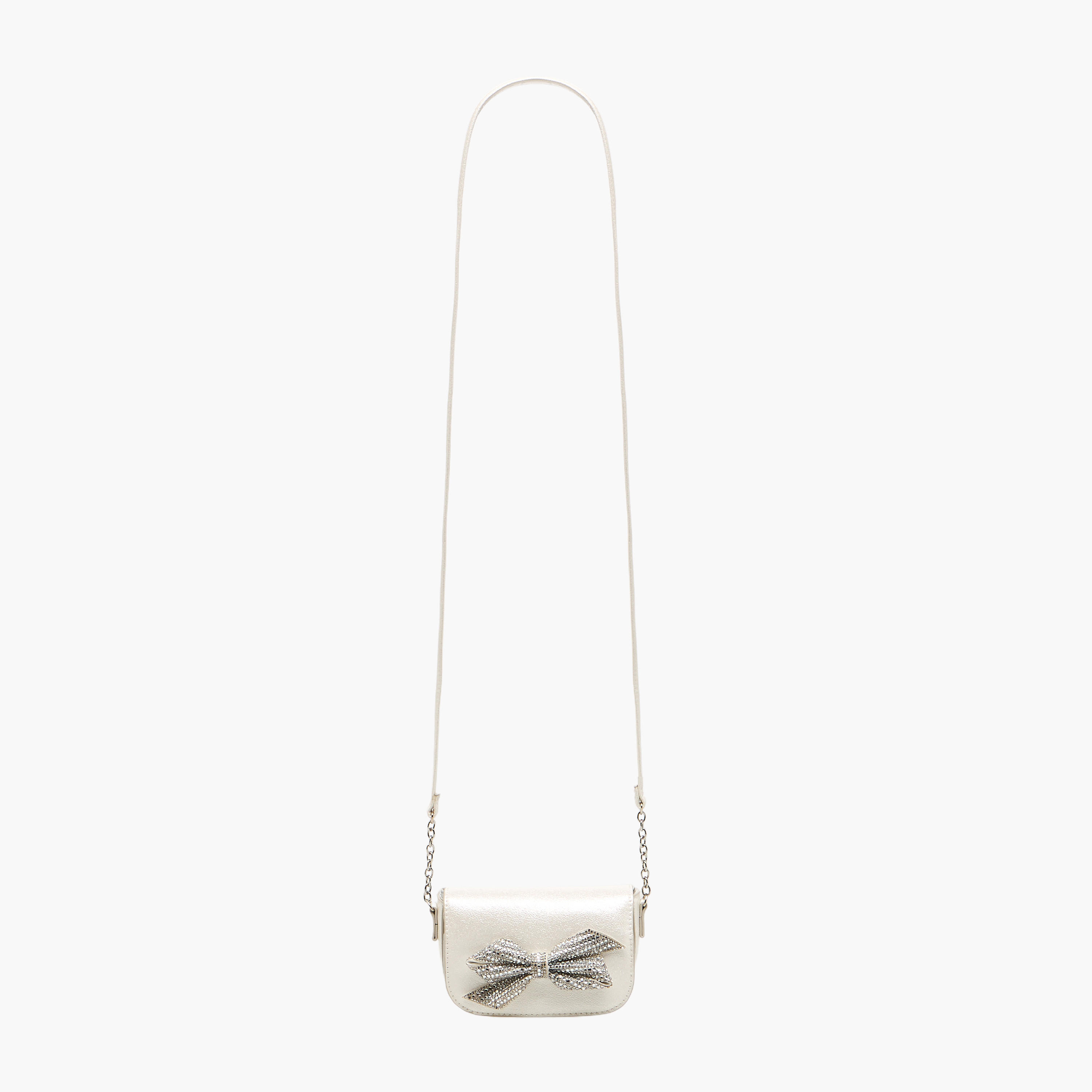 Flora Bella Embellished Bow Crossbody Bag with Chain Strap-girls-accessories-bags-image-3