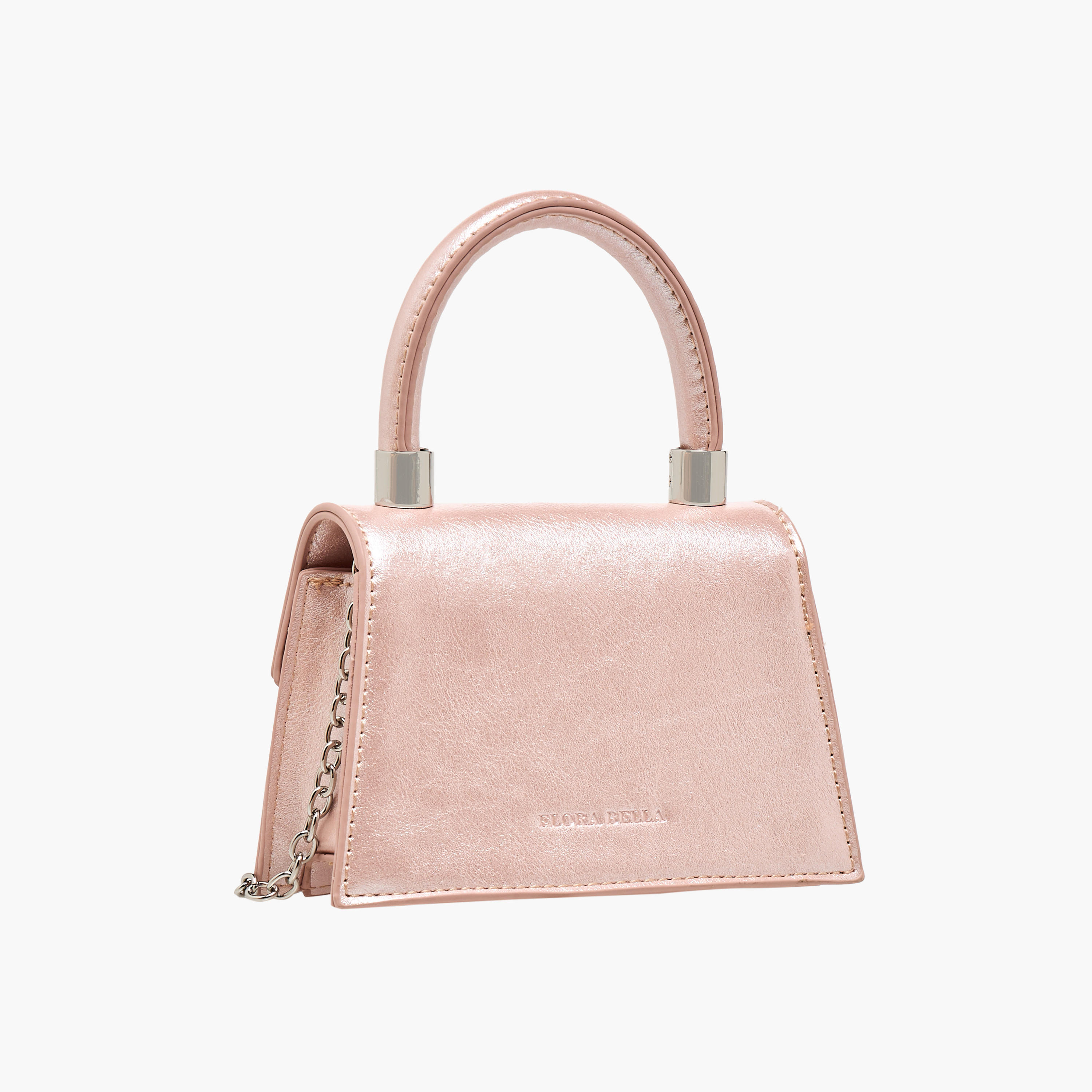 شنطة كروس بودي بحزام سلسلة وزينة زهور من فلورا بيلا-girls-accessories-bags-image-4