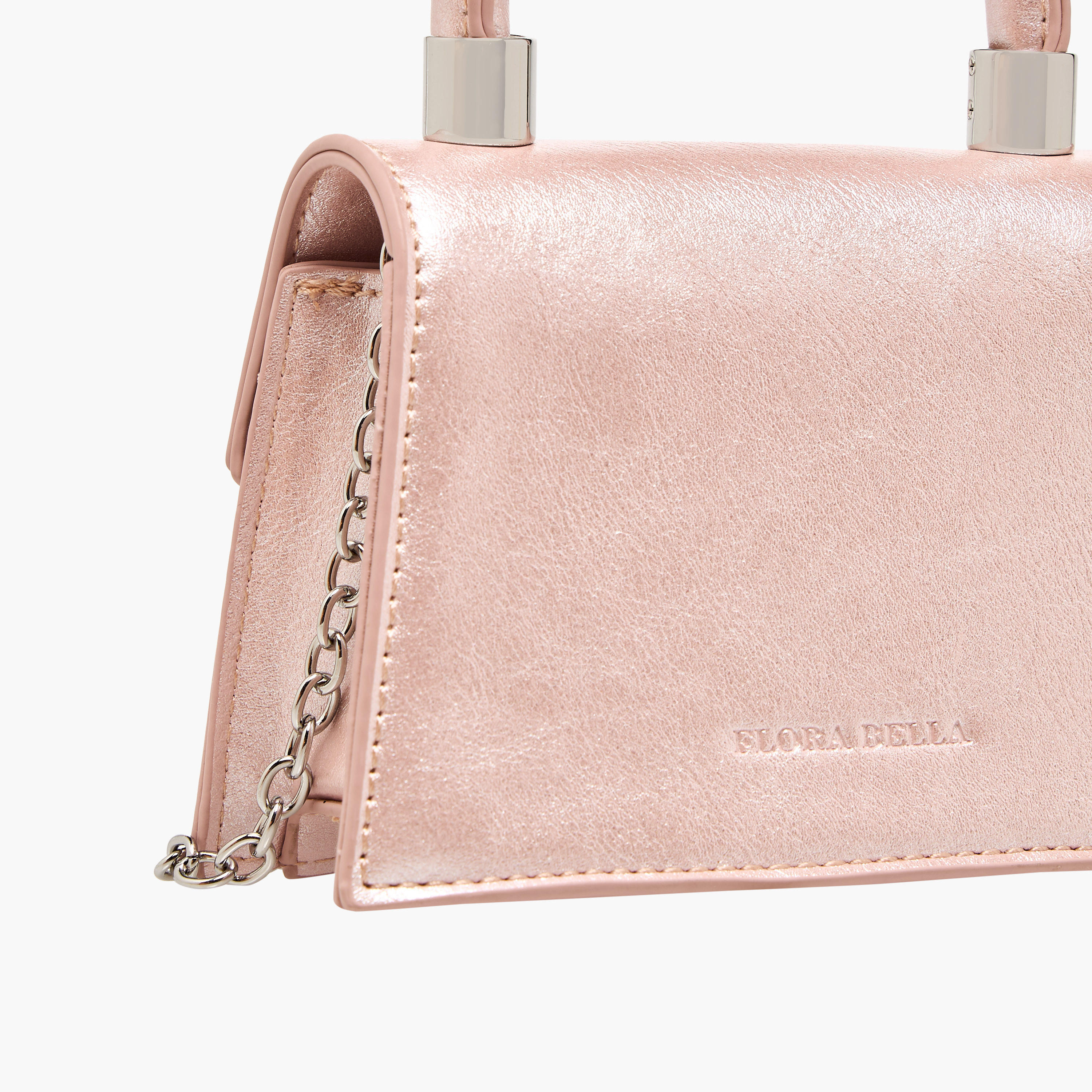 شنطة كروس بودي بحزام سلسلة وزينة زهور من فلورا بيلا-girls-accessories-bags-image-6
