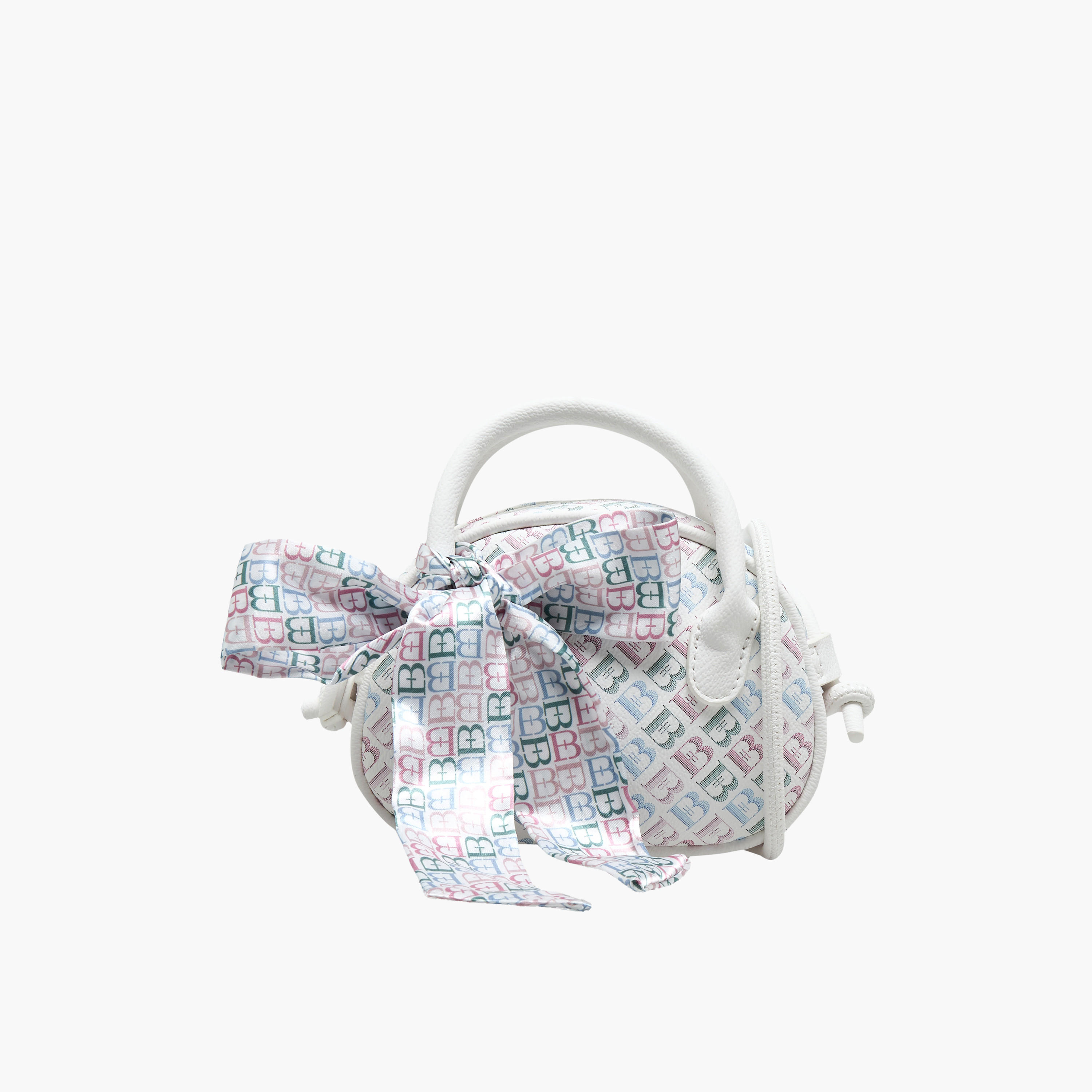 Flora Bella Monogram Print Crossbody Bag with Double Handle-girls-accessories-bags-image-1