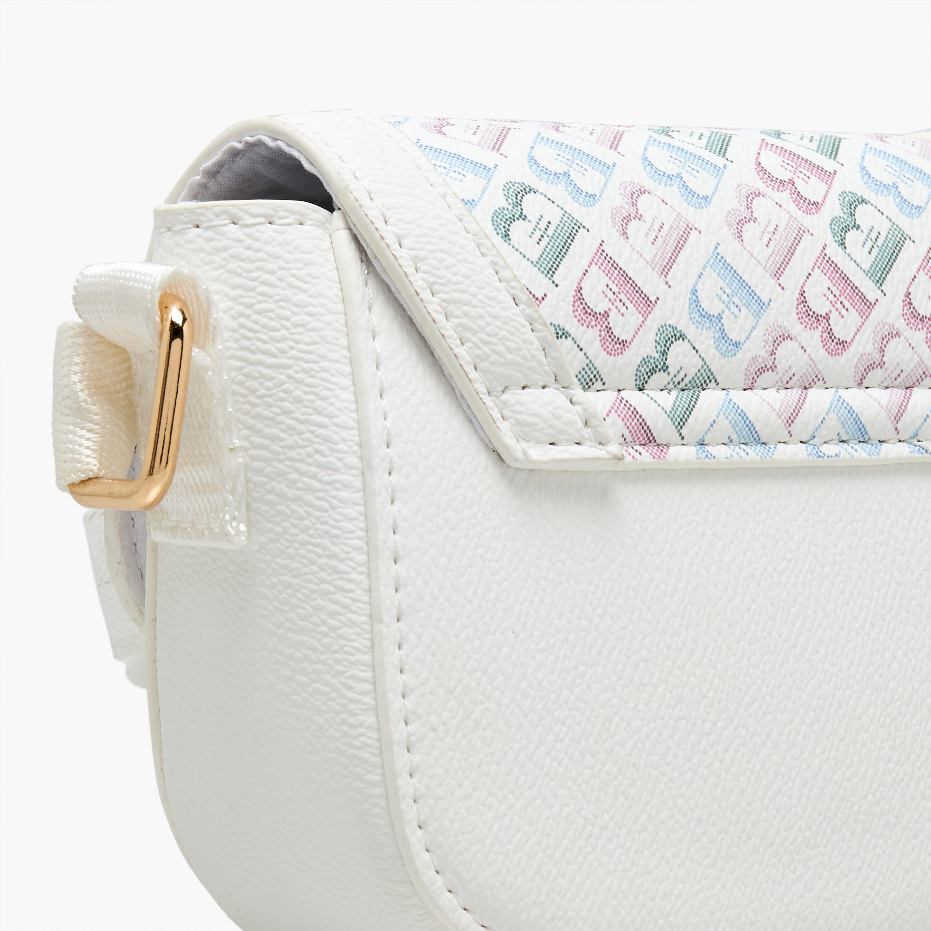 شنطة كروس بودي بحزام قابل للتعديل وطبعات مونوجرام من فلورا بيلا-girls-accessories-bags-image-5