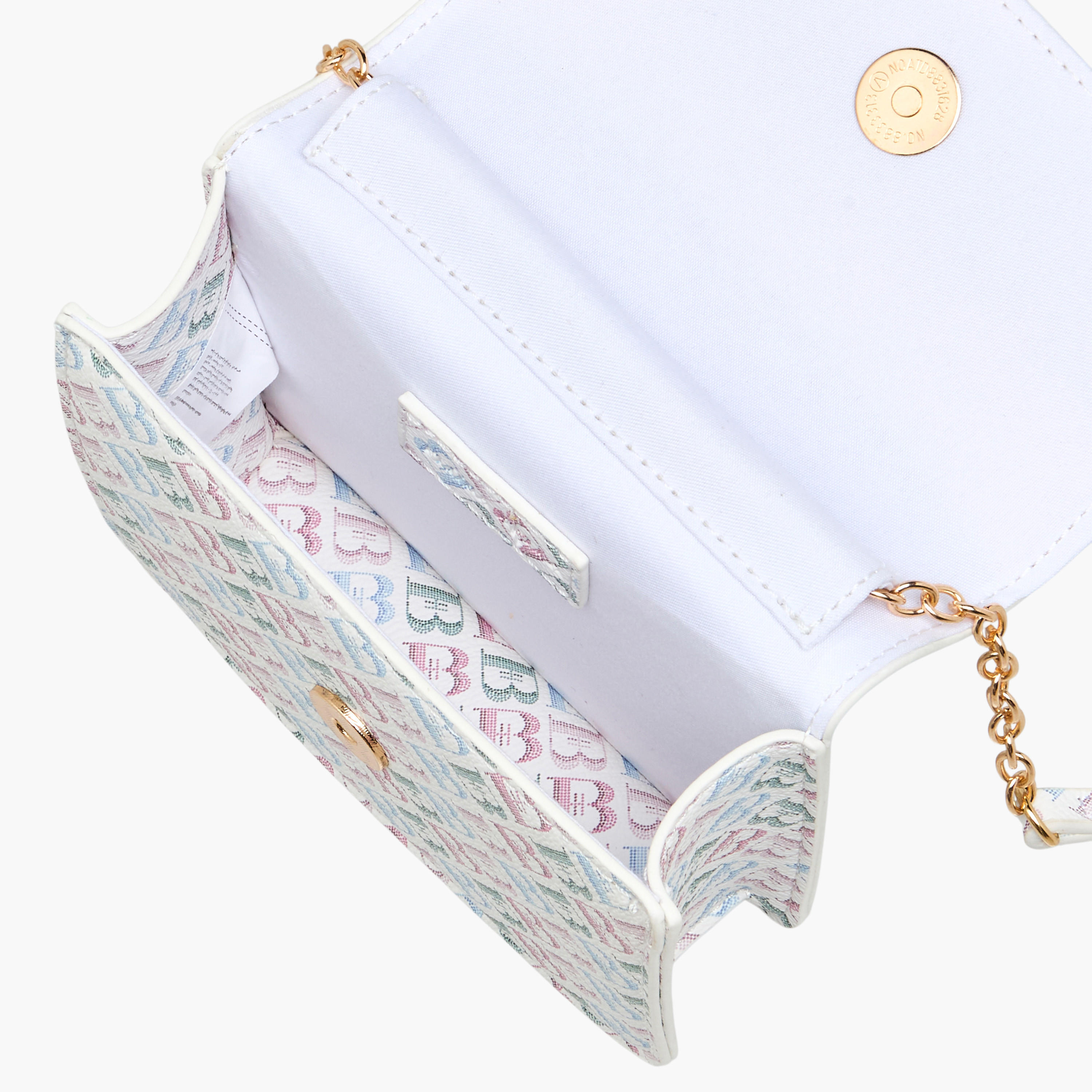 Flora Bella Monogram Print Crossbody Bag with Chain Strap-girls-accessories-bags-image-8