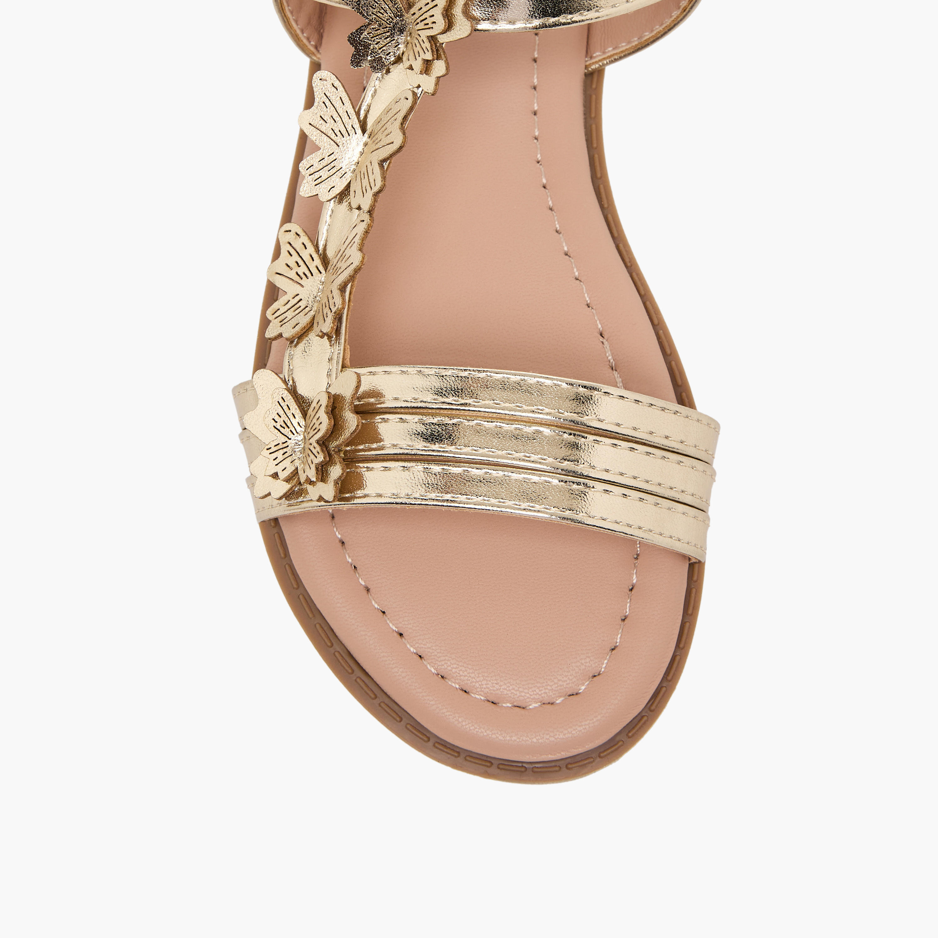 Flora Bella Girls Floral Applique Hook & Loop Sandals-girls-shoes-sandals-image-7