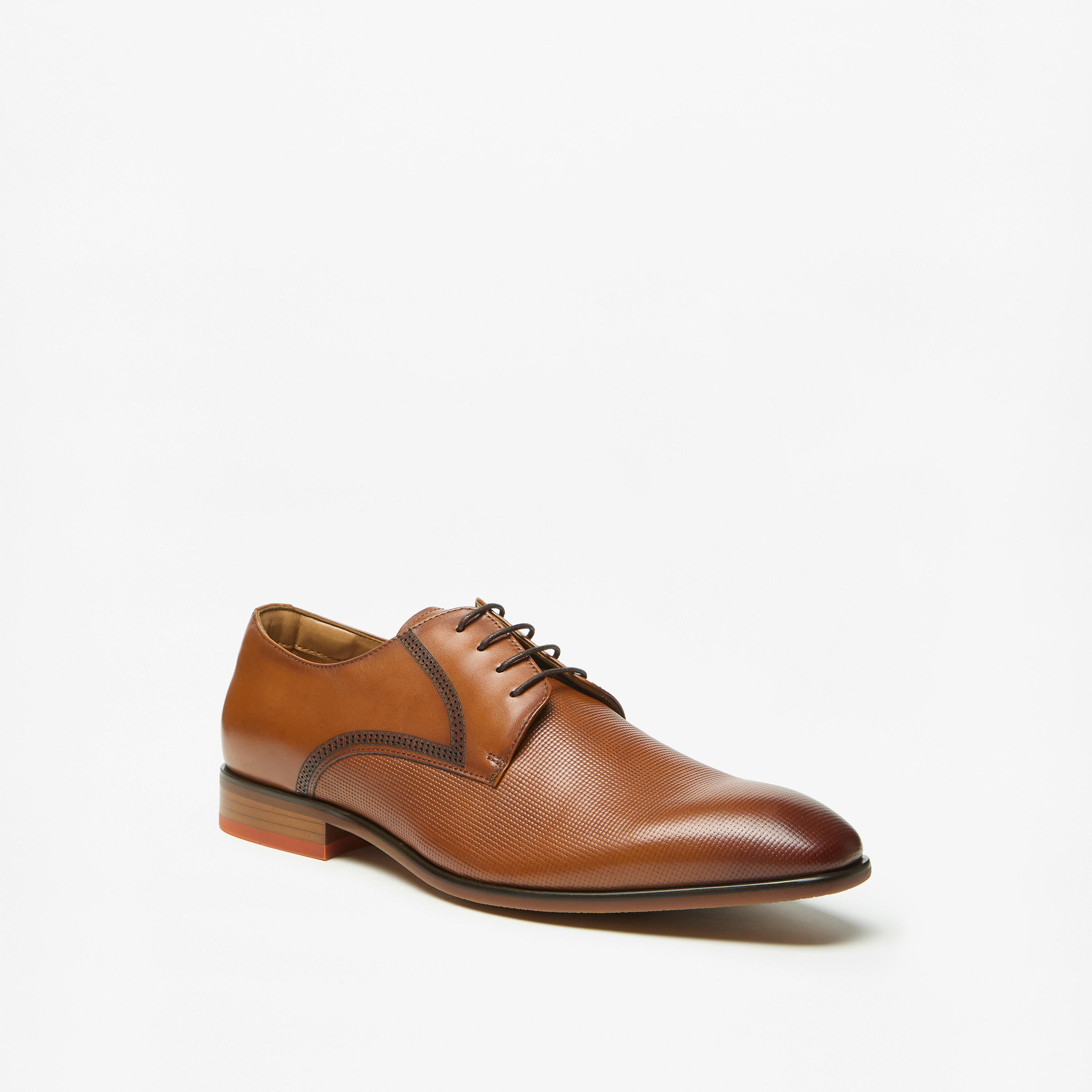 حذاء ديربي جلد برباط إغلاق للرجال من دوتشيني-men-shoes-formalshoes-image-1