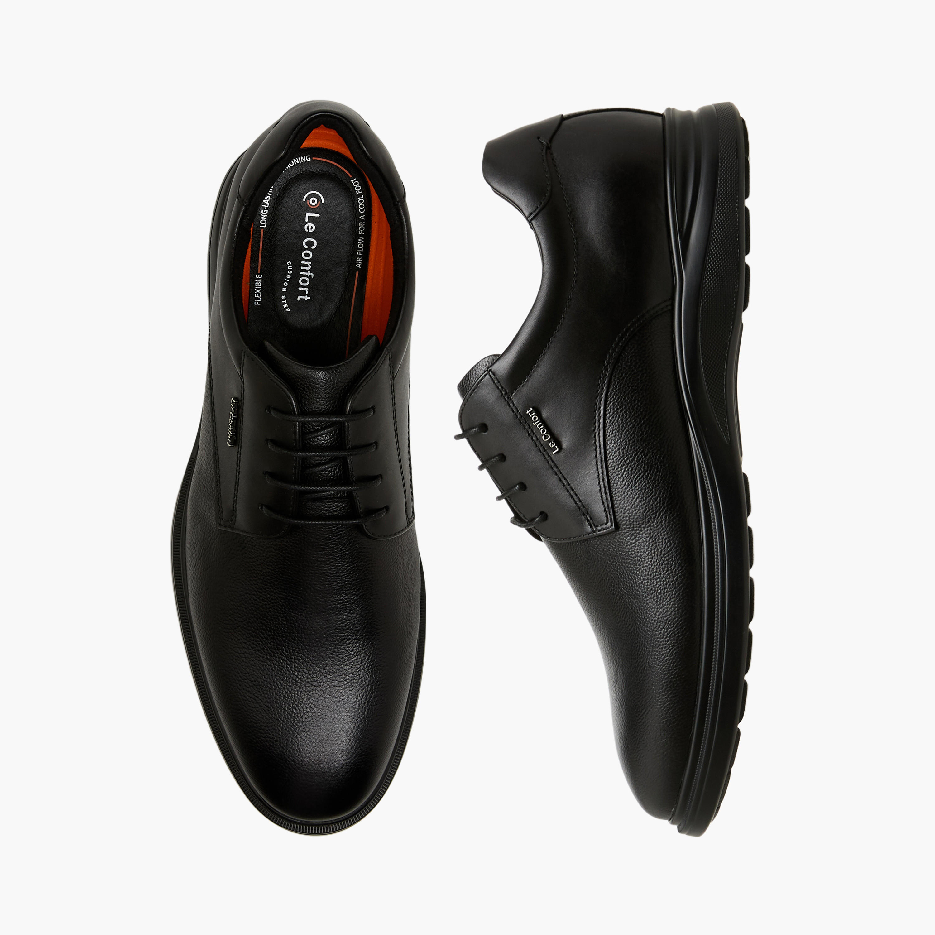 Le Confort Men Genuine Leather Lace-Up Derby Shoes-men-shoes-formalshoes-image-1
