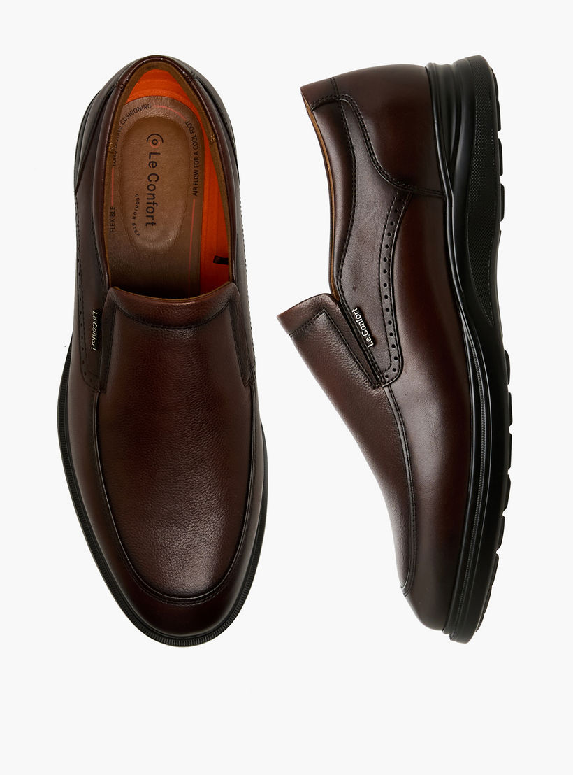 Le Confort Men Genuine Leather Slip-On Loafers-men-shoes-formalshoes-image-1