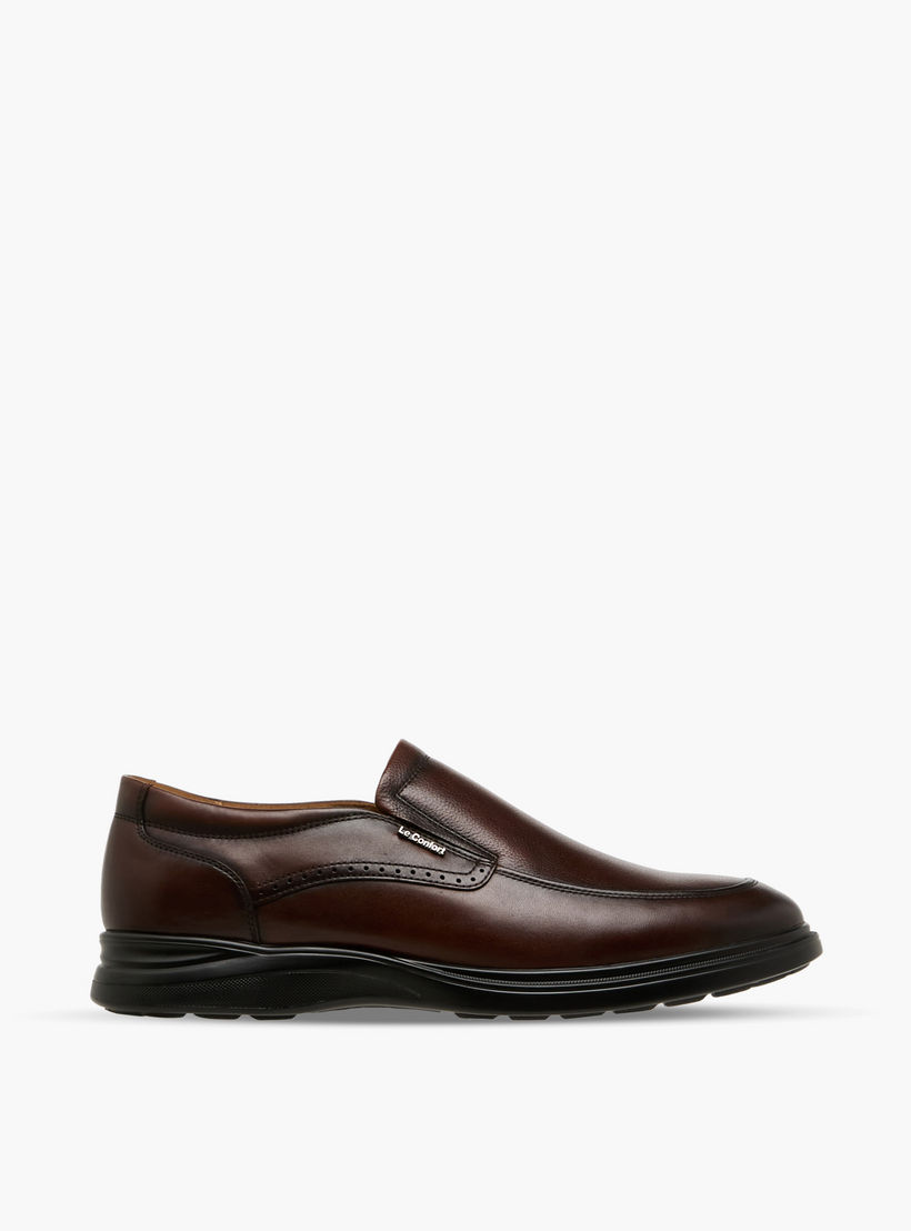 Le Confort Men Genuine Leather Slip-On Loafers-men-shoes-formalshoes-image-3