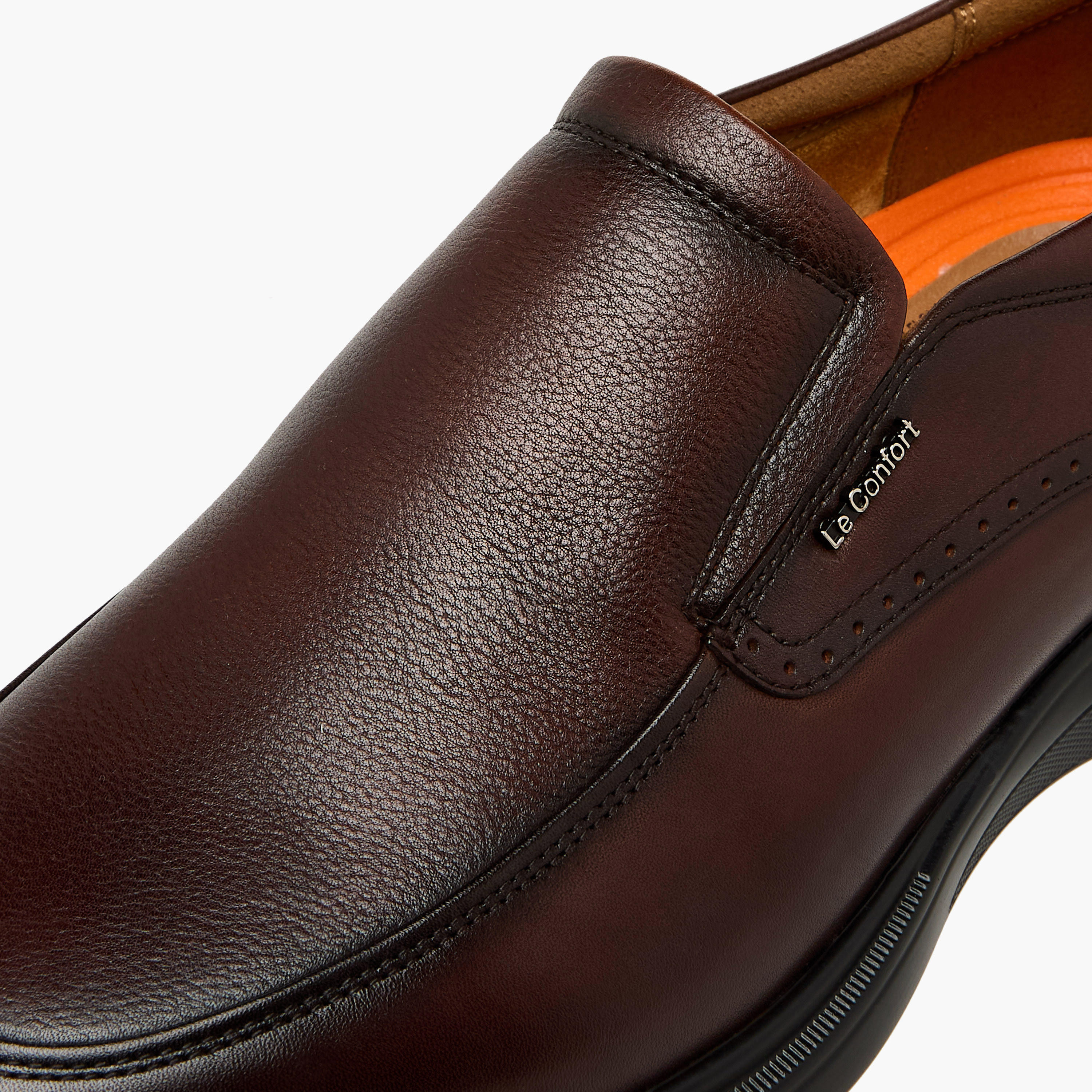 Le Confort Men Genuine Leather Slip-On Loafers-men-shoes-formalshoes-image-4